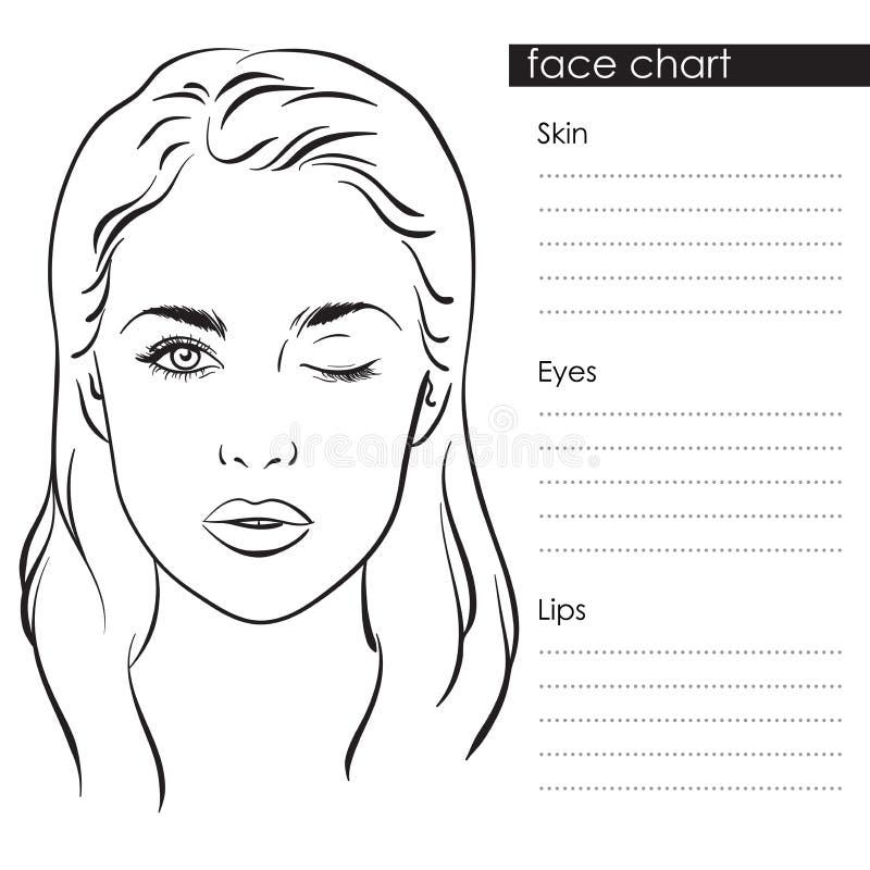 Face Chart Template Stock Illustrations 2 279 Face Chart Template Stock Illustrations Vectors Clipart Dreamstime