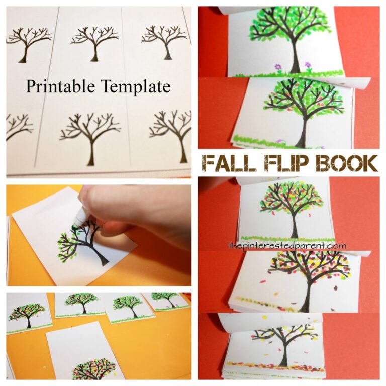 Fall Tree Flip Book The Pinterested Parent