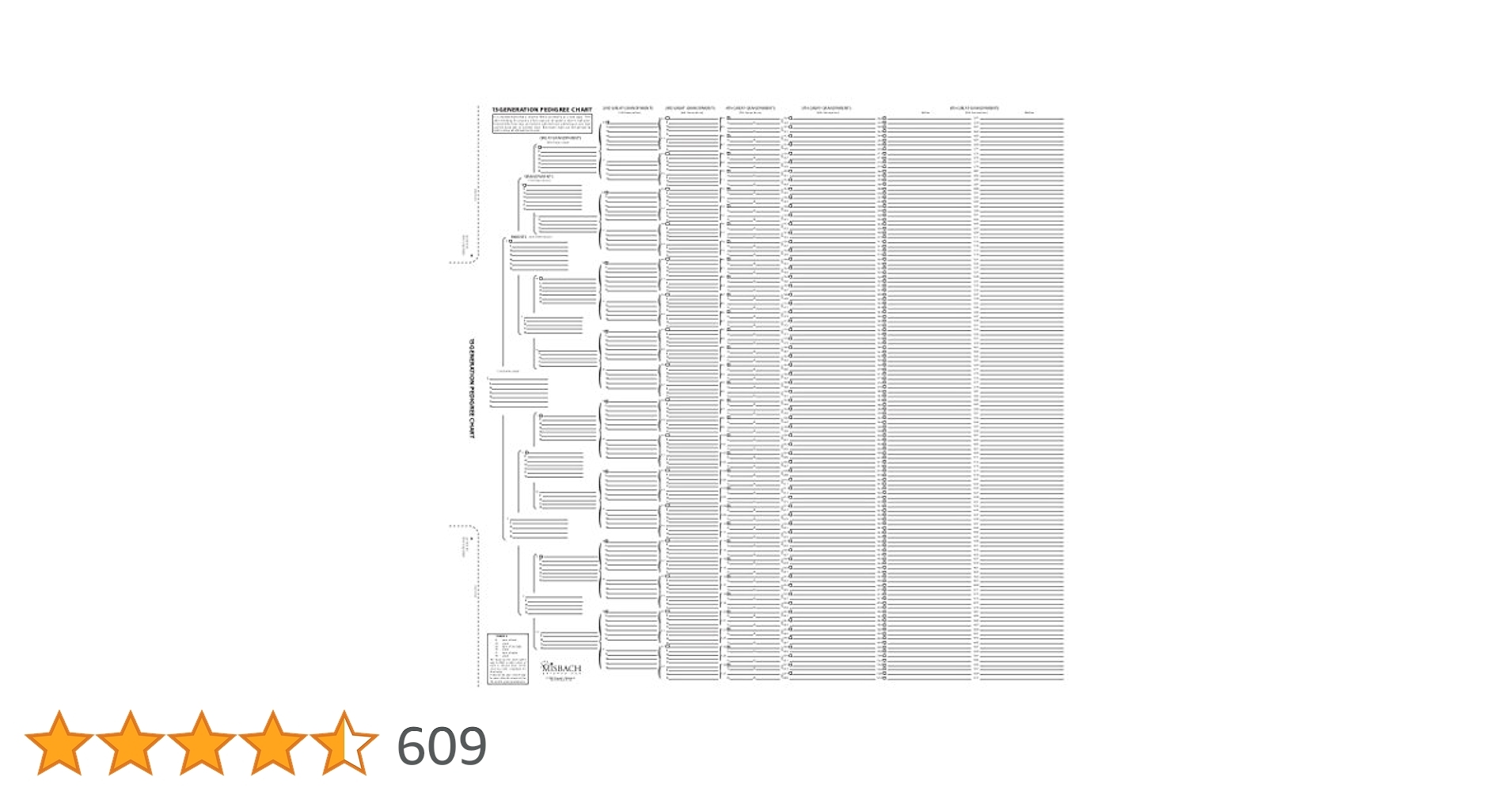 Family History Free Printable 15 Generation Pedigree Chart Printable Paper Sizes Chart