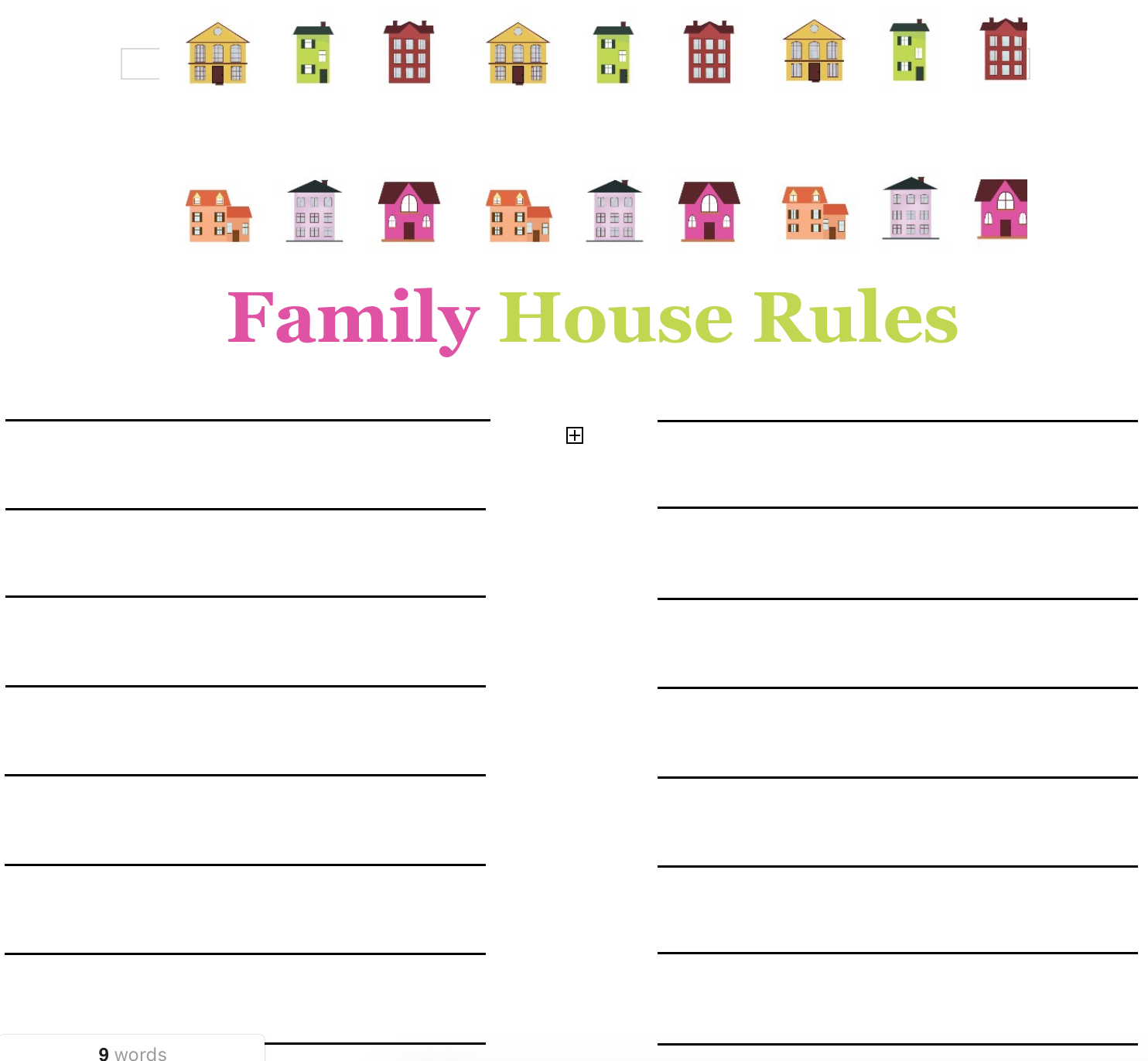 Family House Rules Template The Intentional Mom Family House Rules Template The Intentional Mom