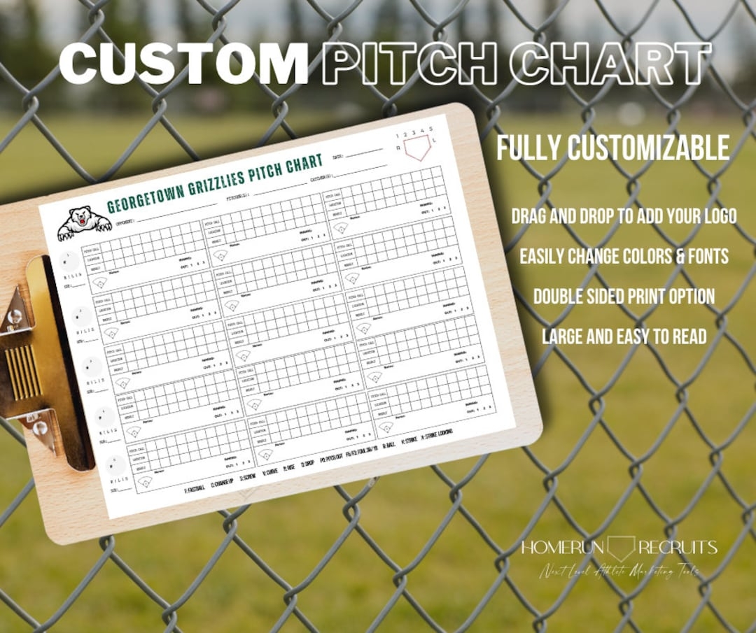 Fastpitch Softball Baseball Pitch Chart Customizable Canva Printable File Digital Template Sports Athlete Training Little League Etsy Fastpitch Softball Baseball Pitch Chart Customizable Canva Printable File Digital Template Sports Athlete Training Little League Etsy
