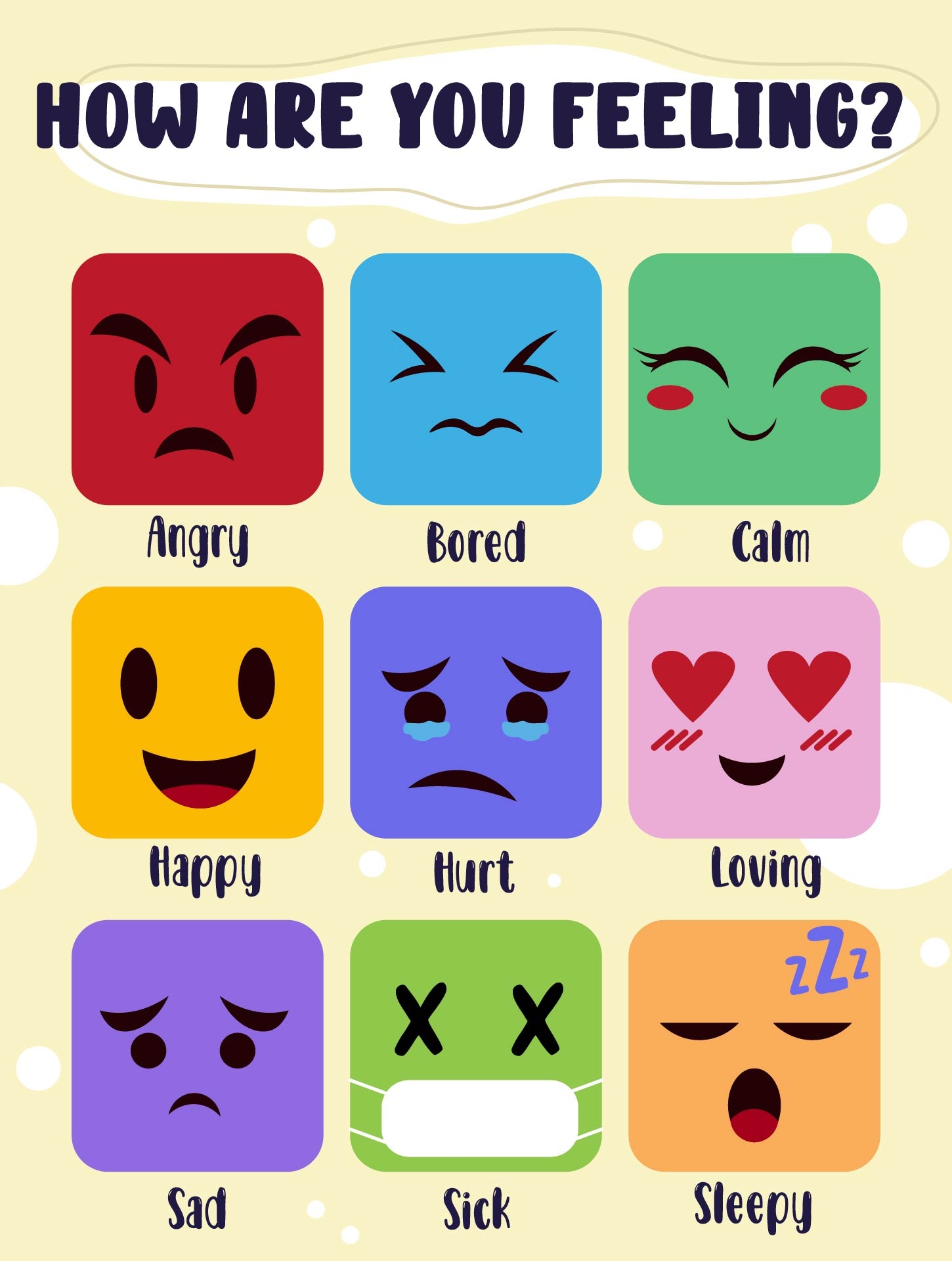 Feelings Chart 20 Free PDF Printables Printablee Feelings Chart 20 Free PDF Printables Printablee