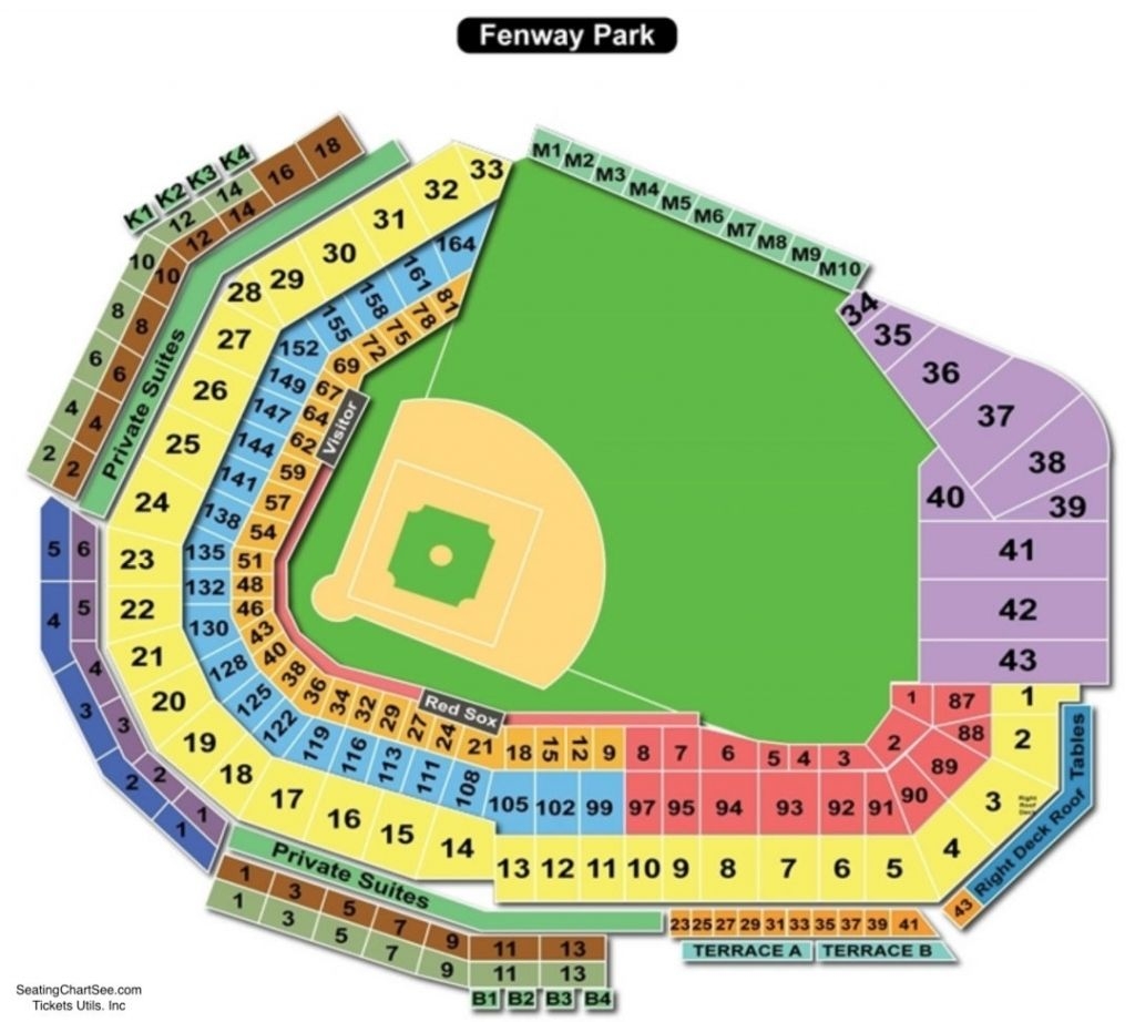Fenway Park Virtual Seating Chart Fenway Park Virtual Seating Chart