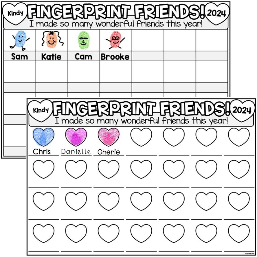 Fingerprint Friends Top Teacher Fingerprint Friends Top Teacher
