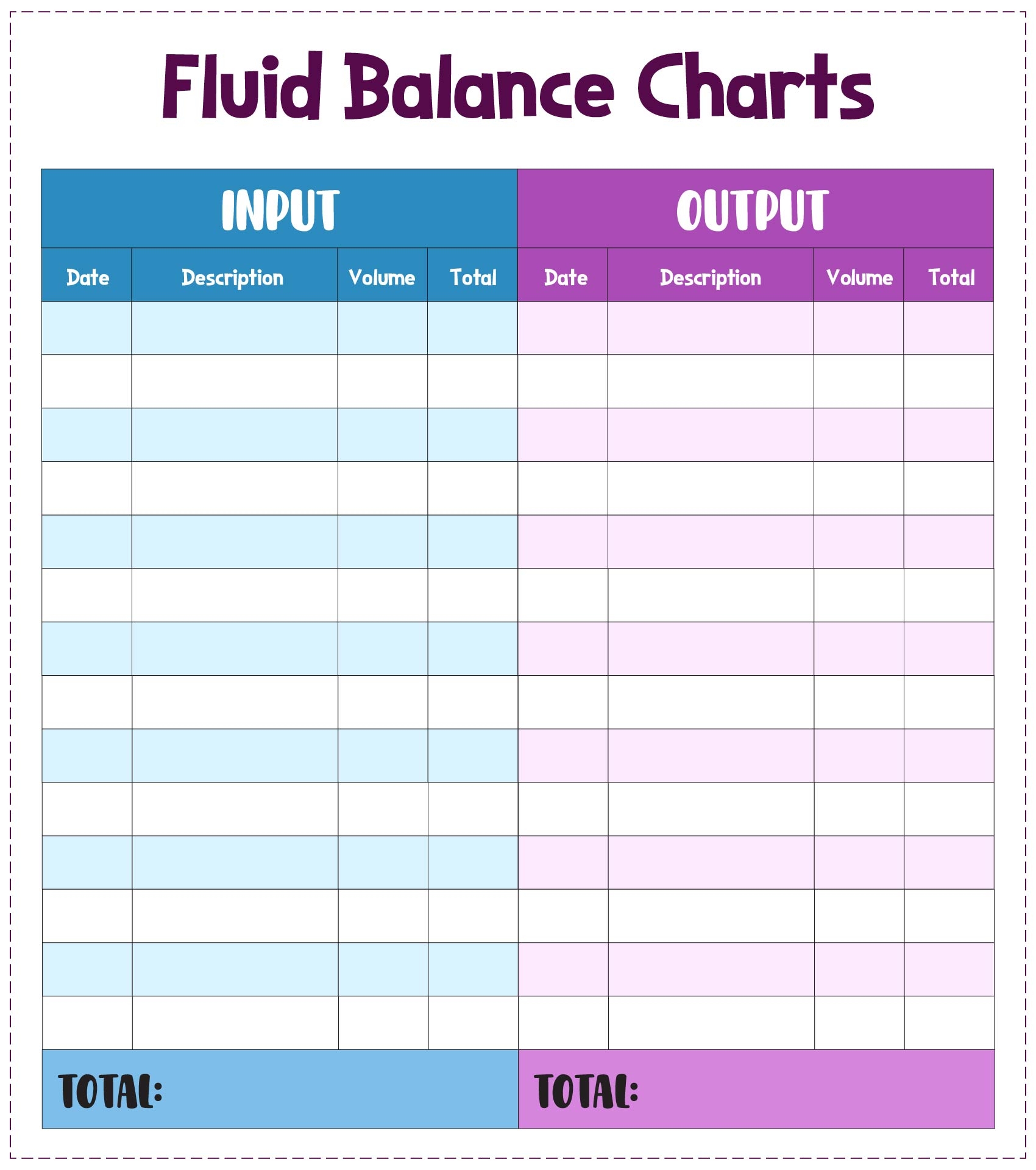 Fluid Intake Charts 10 Free PDF Printables Printablee Fluid Intake Charts 10 Free PDF Printables Printablee
