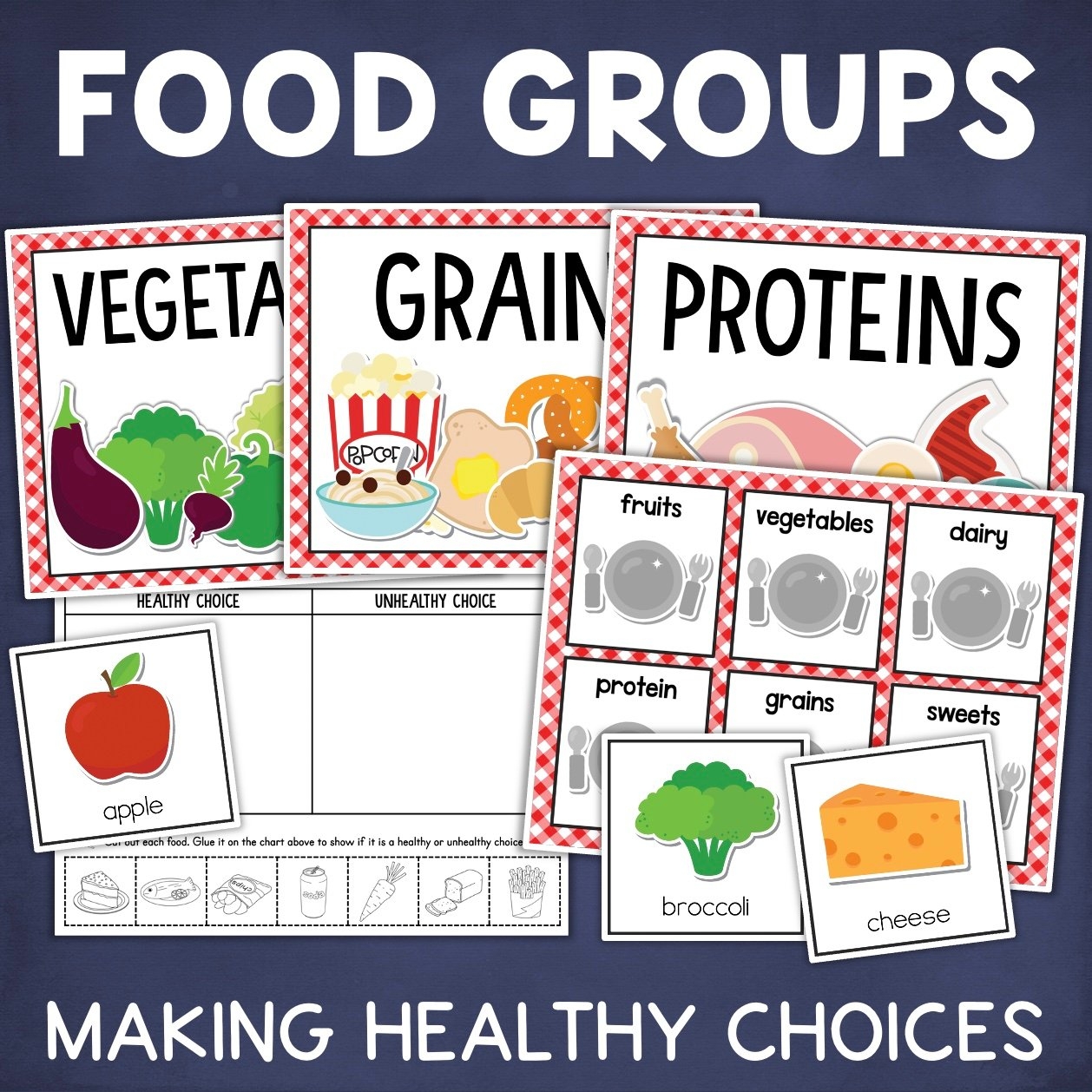Food Groups Chart Printable