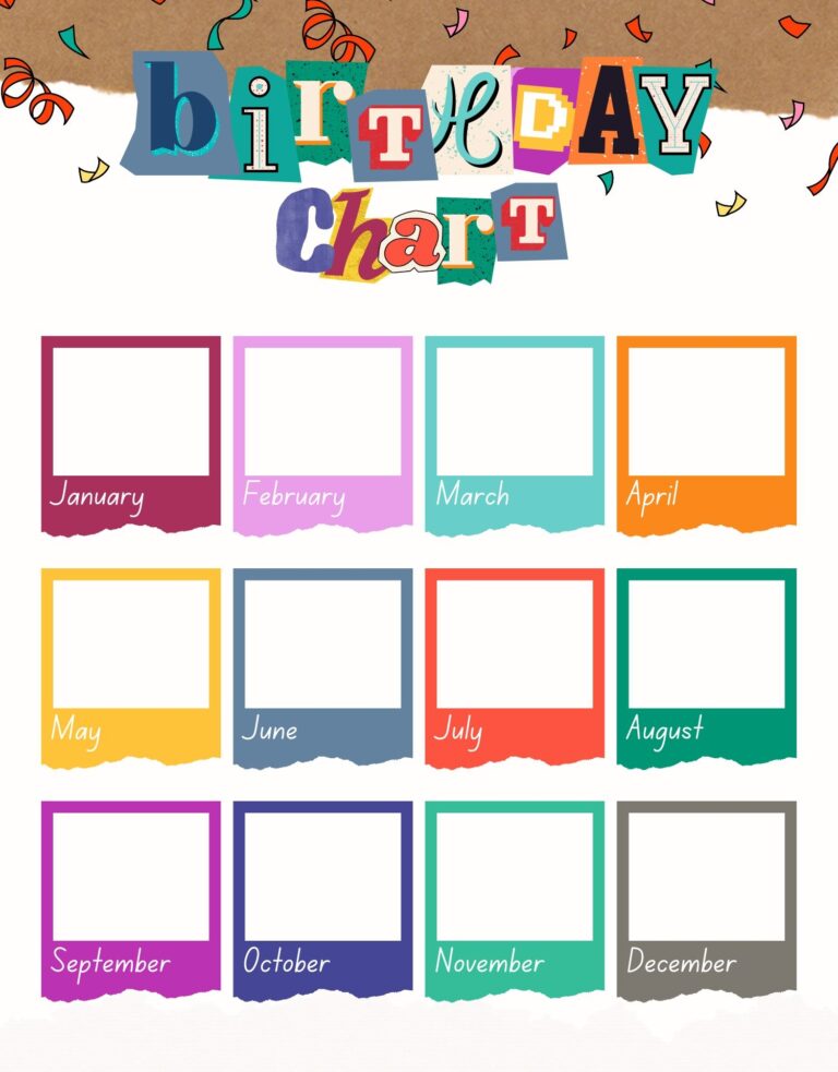 For Classroom Birthday 12 Free PDF Printables Printablee