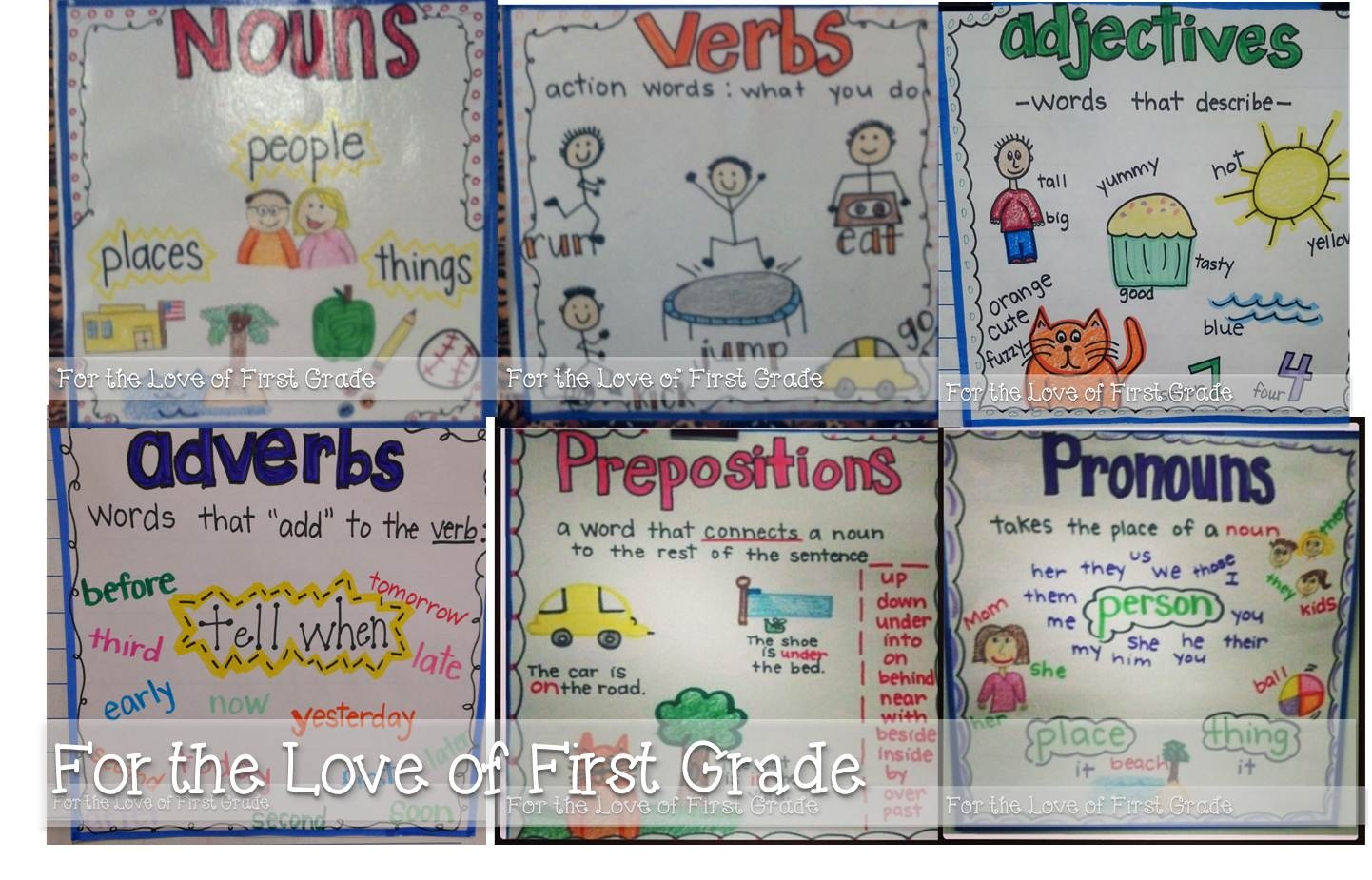 For The Love Of First Grade Printable Anchor Charts Are HERE 