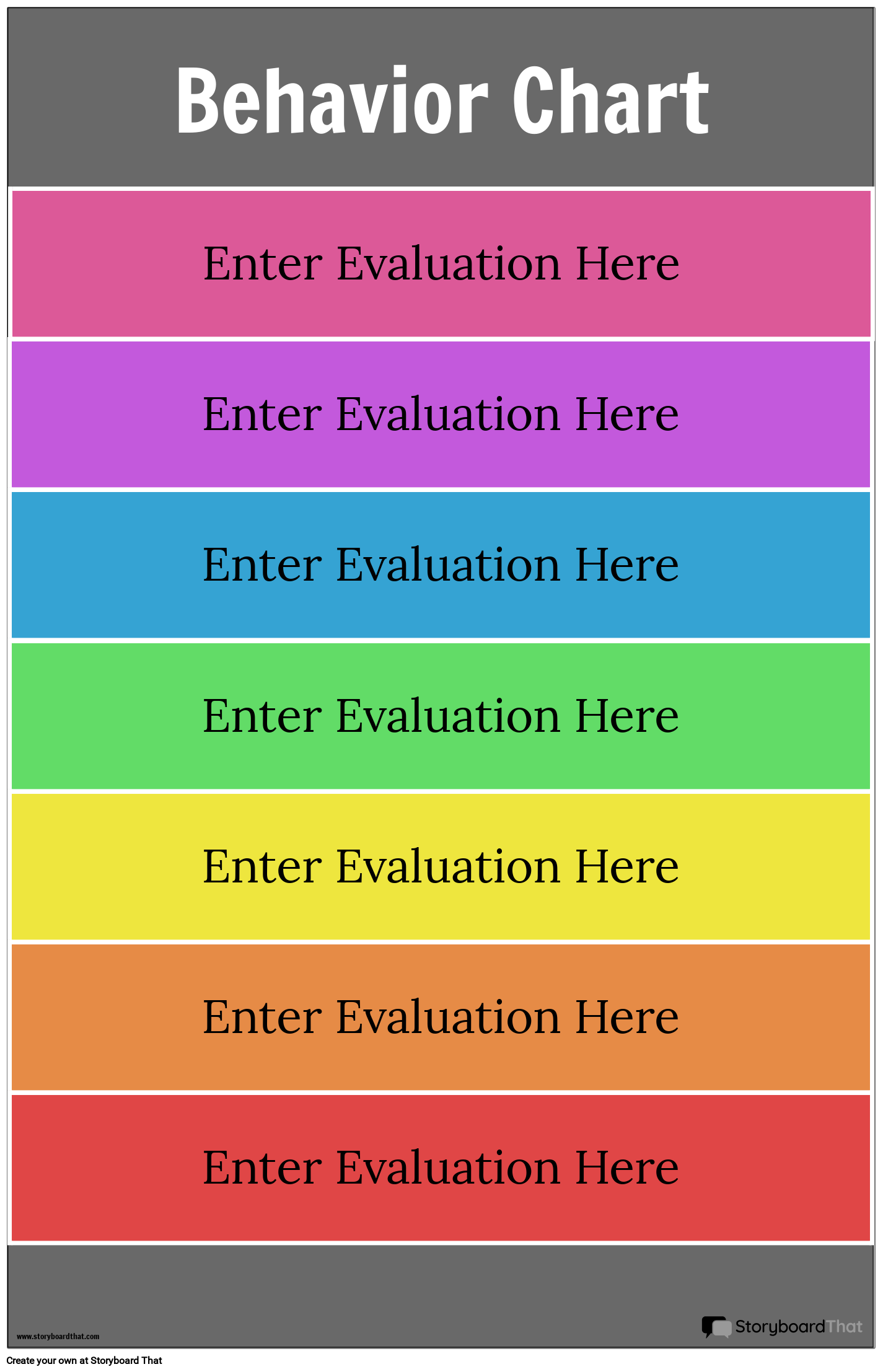 Free Behavior Charts Storyboard That Templates 2025 