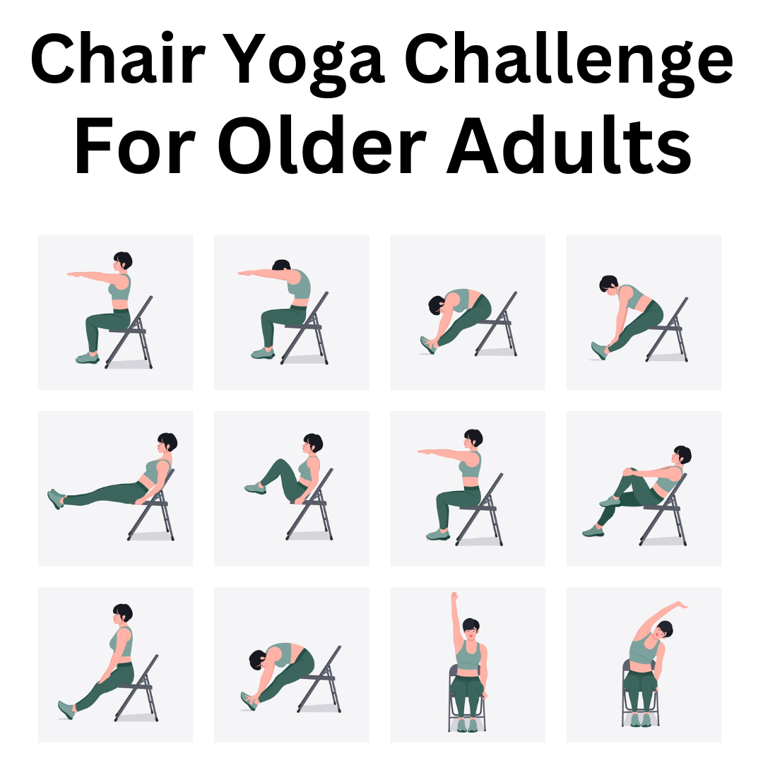 Printable Chair Yoga Chart For Seniors