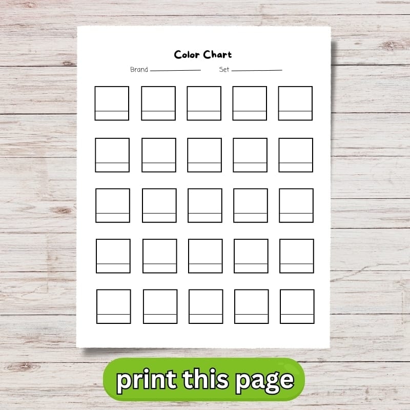 Free Color Chart Swatch Templates To Print DIY Coloring Artistry Free Color Chart Swatch Templates To Print DIY Coloring Artistry