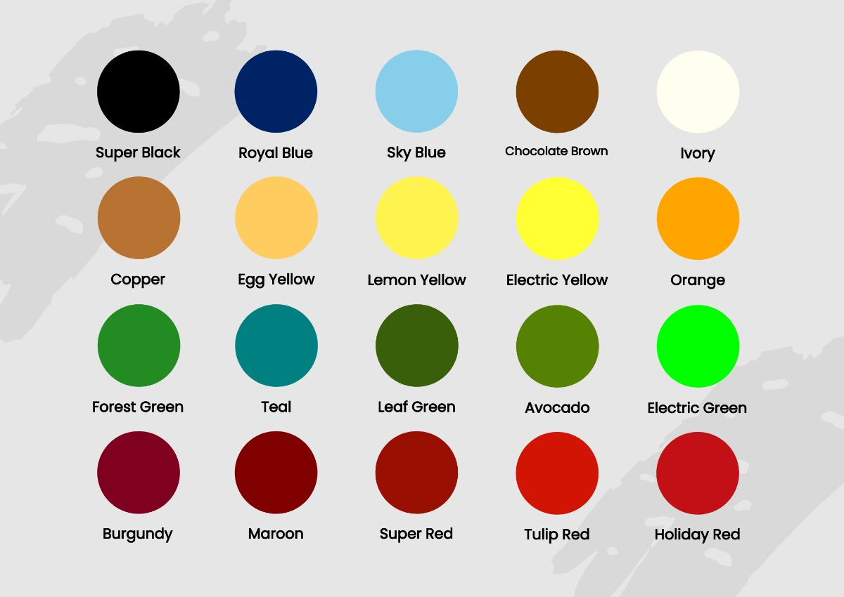 Free Color Chart Templates Editable And Printable