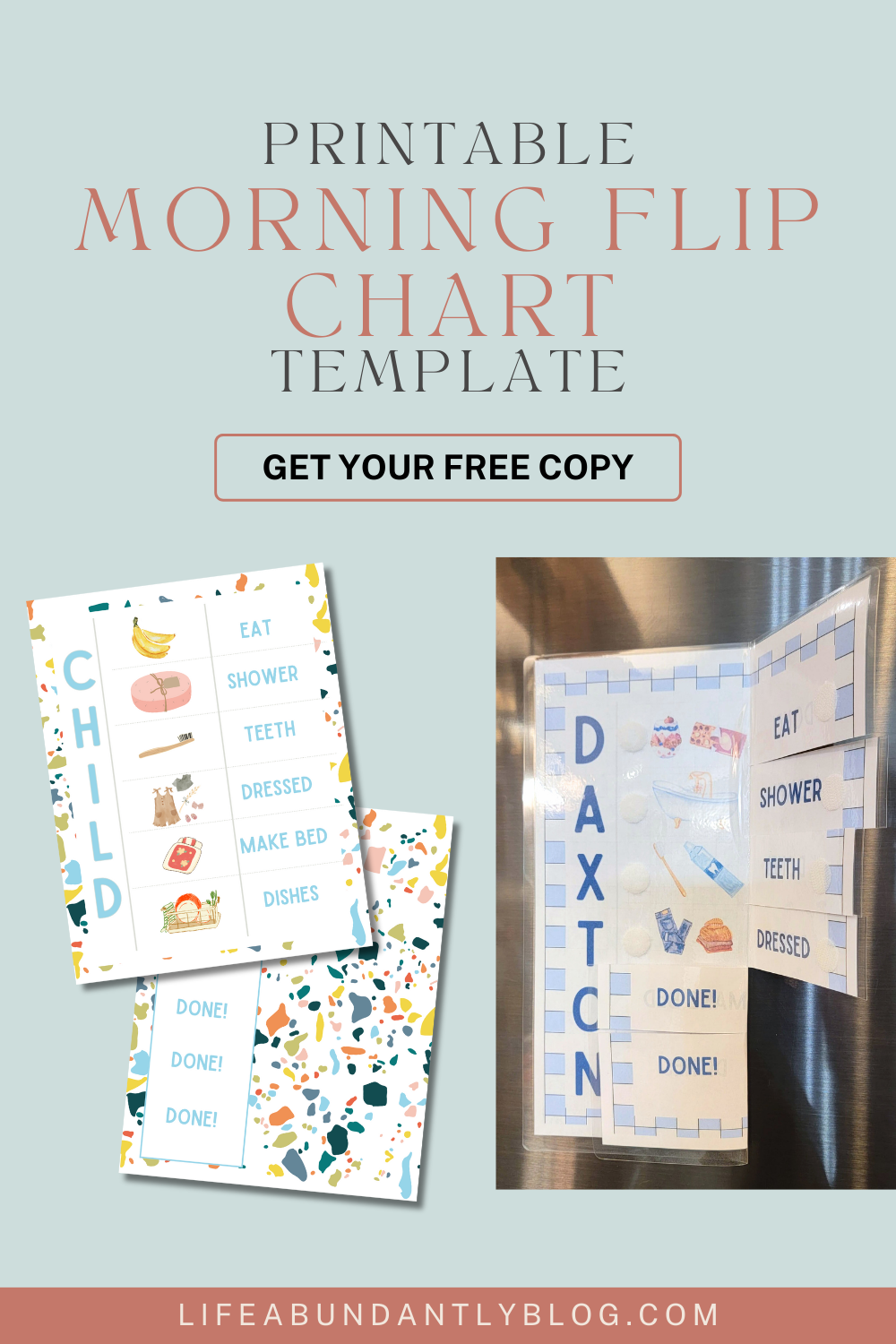 FREE Morning Flip Chart Reclaim Your Mornings Life Abundantly