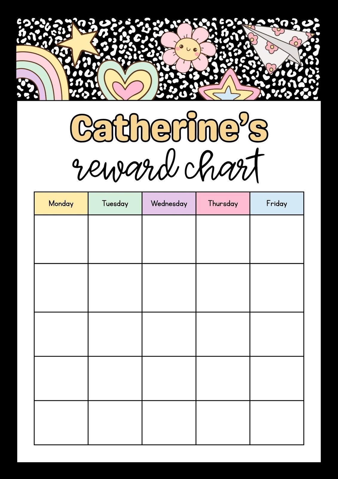Classroom Star Chart Printable