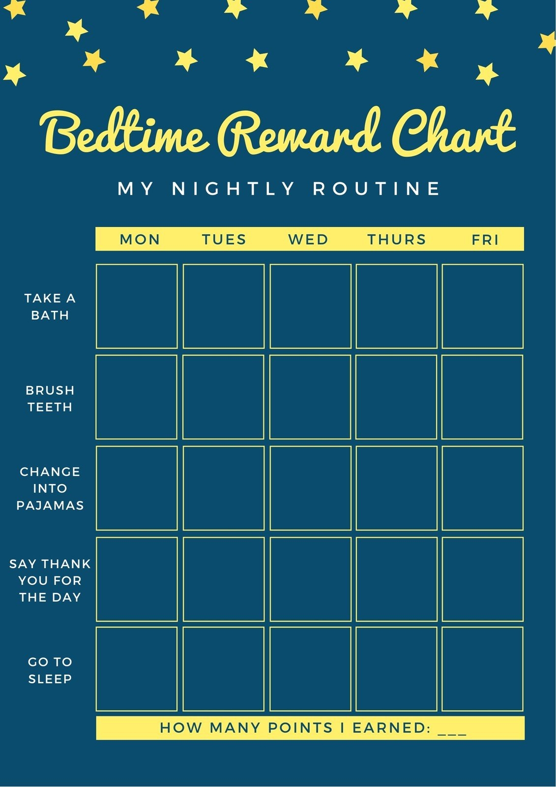 Free Star Chart Printable Free Star Chart Printable