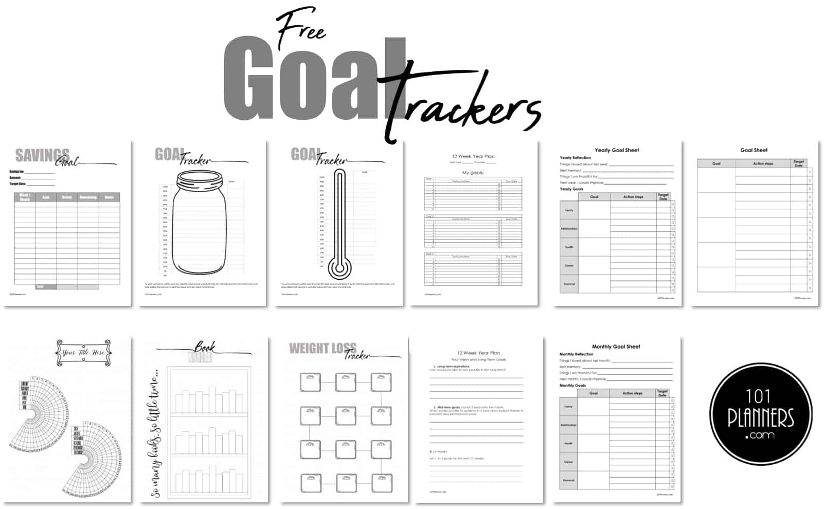 Free Printable Goal Thermometer Charts
