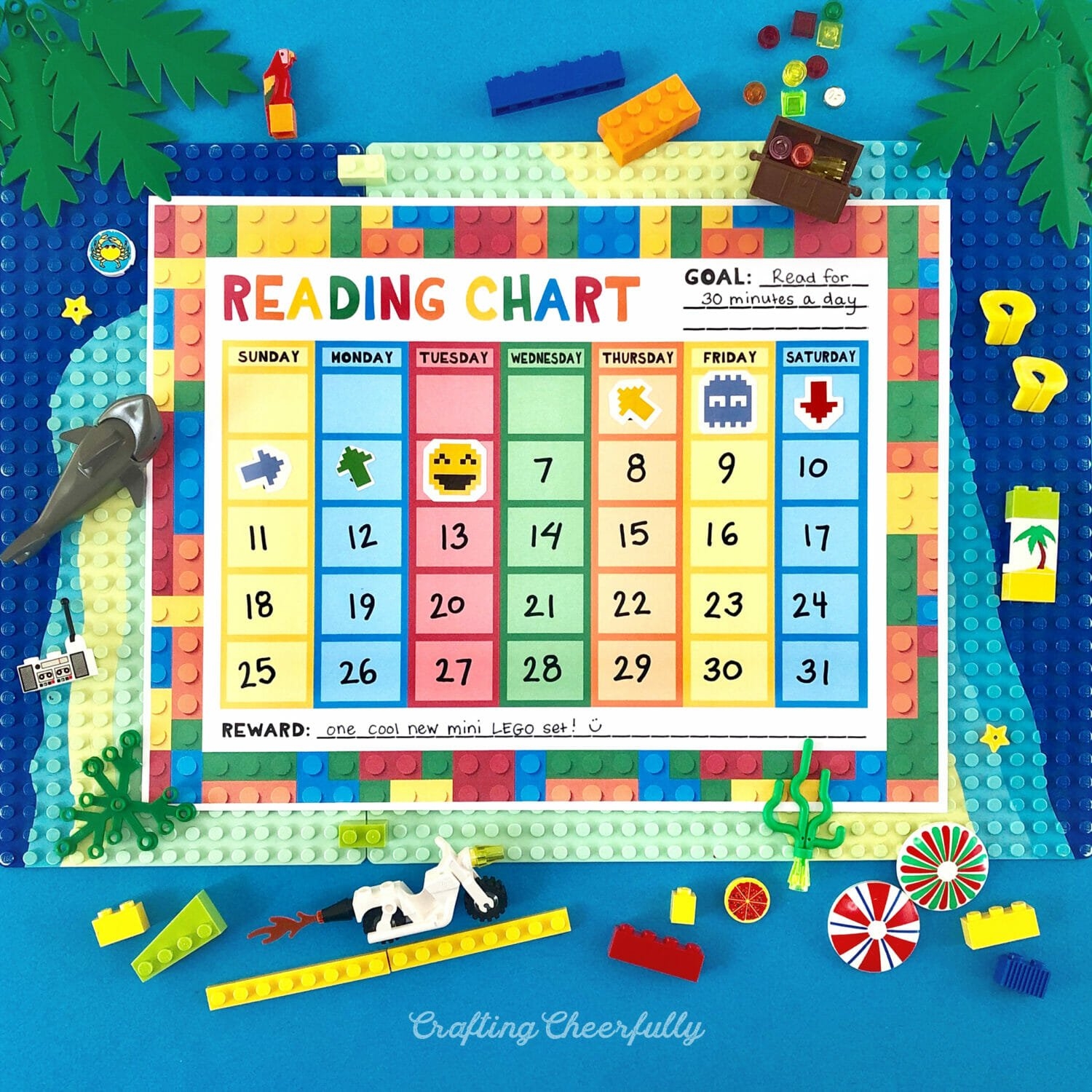Free Printable LEGO Themed Reading Chart Crafting Cheerfully Free Printable LEGO Themed Reading Chart Crafting Cheerfully
