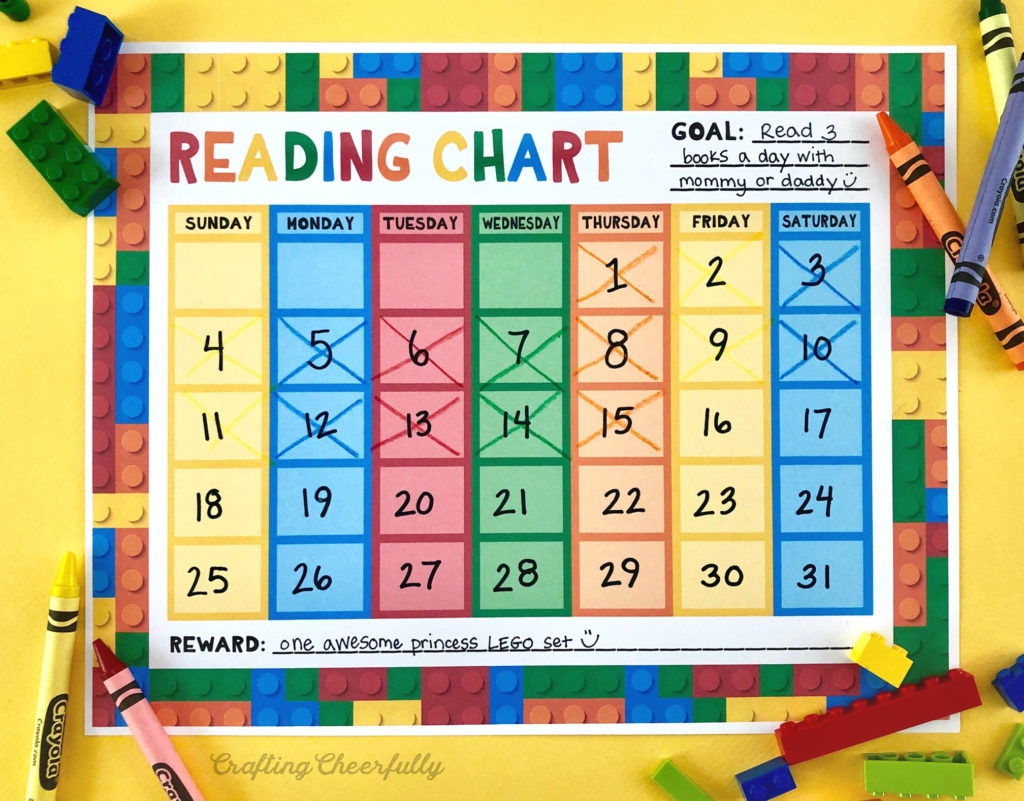 Free Printable LEGO Themed Reading Chart Crafting Cheerfully Free Printable LEGO Themed Reading Chart Crafting Cheerfully