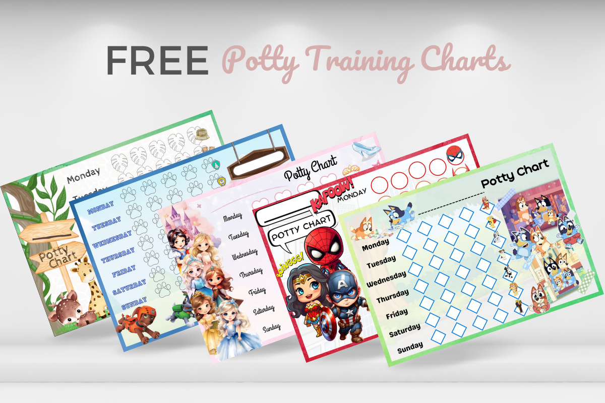 Free Printable Potty Training Charts Ready To Potty 