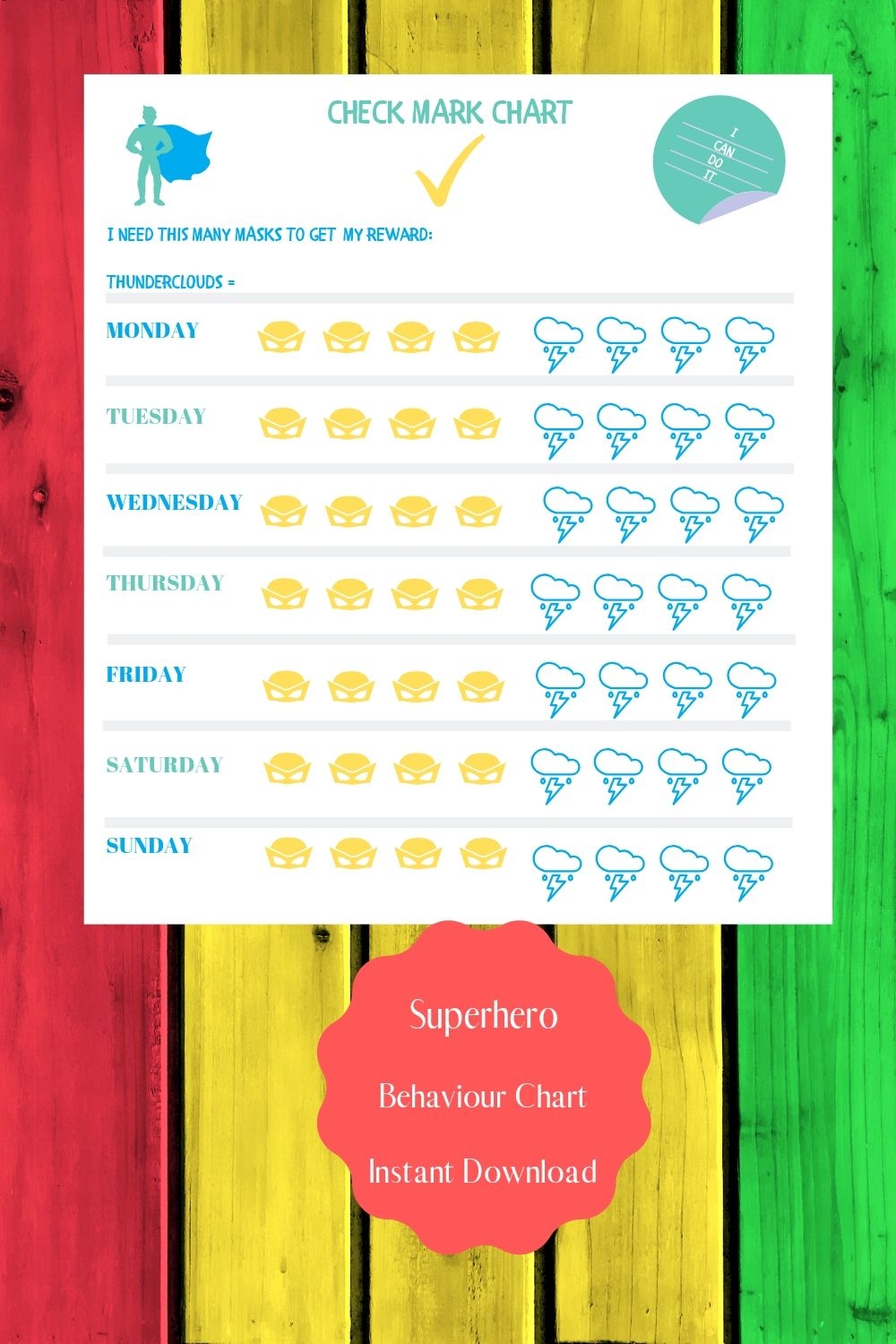 Free Printable Superhero Emotions Chart These Free Character