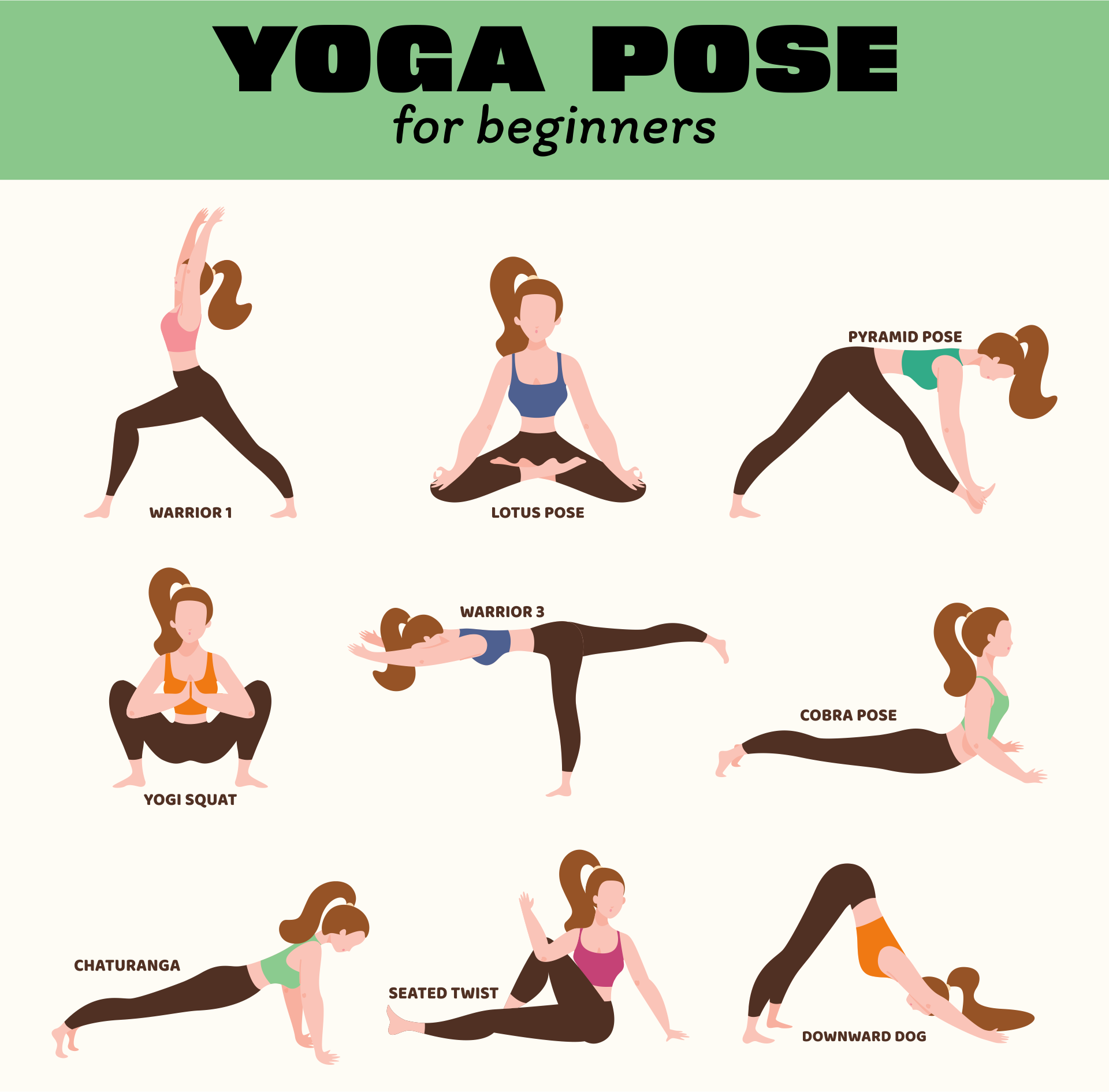 Free Printable Yoga Routine For Beginners Download Free Printable Yoga Routine For Beginners Png Images Free Worksheets On Clipart Library