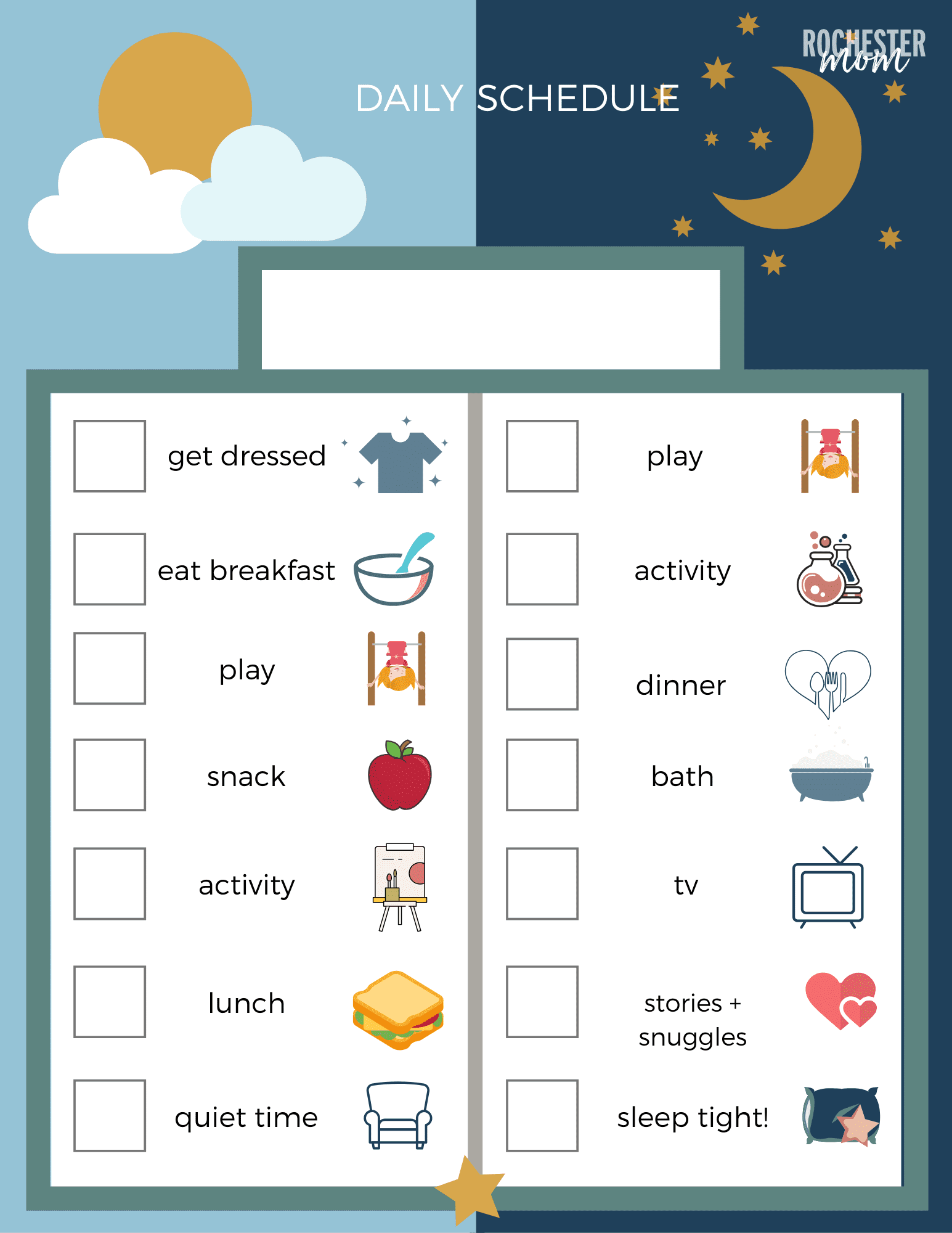 Morning Routine Chart Free Printable Morning Routine Chart Free Printable