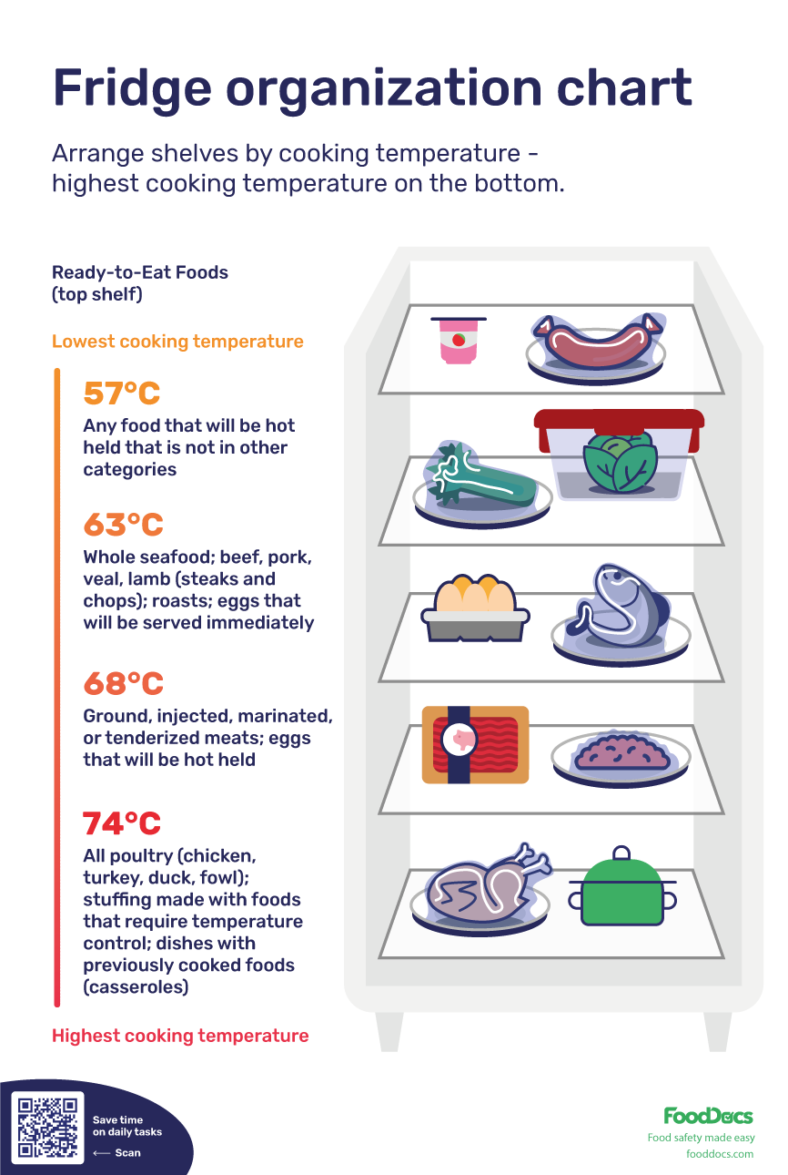 Fridge Organization Chart Download Free Poster