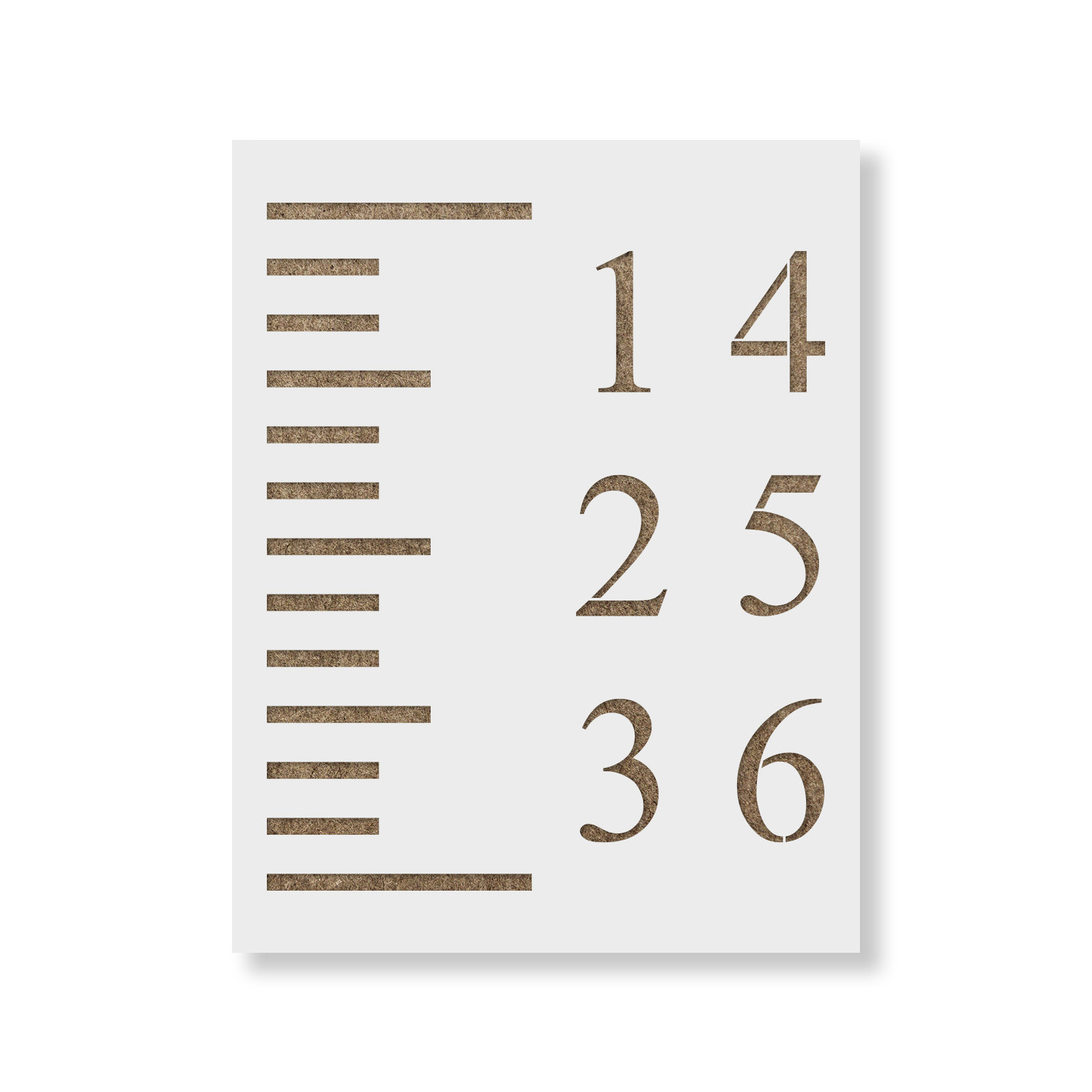 Growth Chart Stencil For DIY Ruler Projects Perfect For Boys Girls