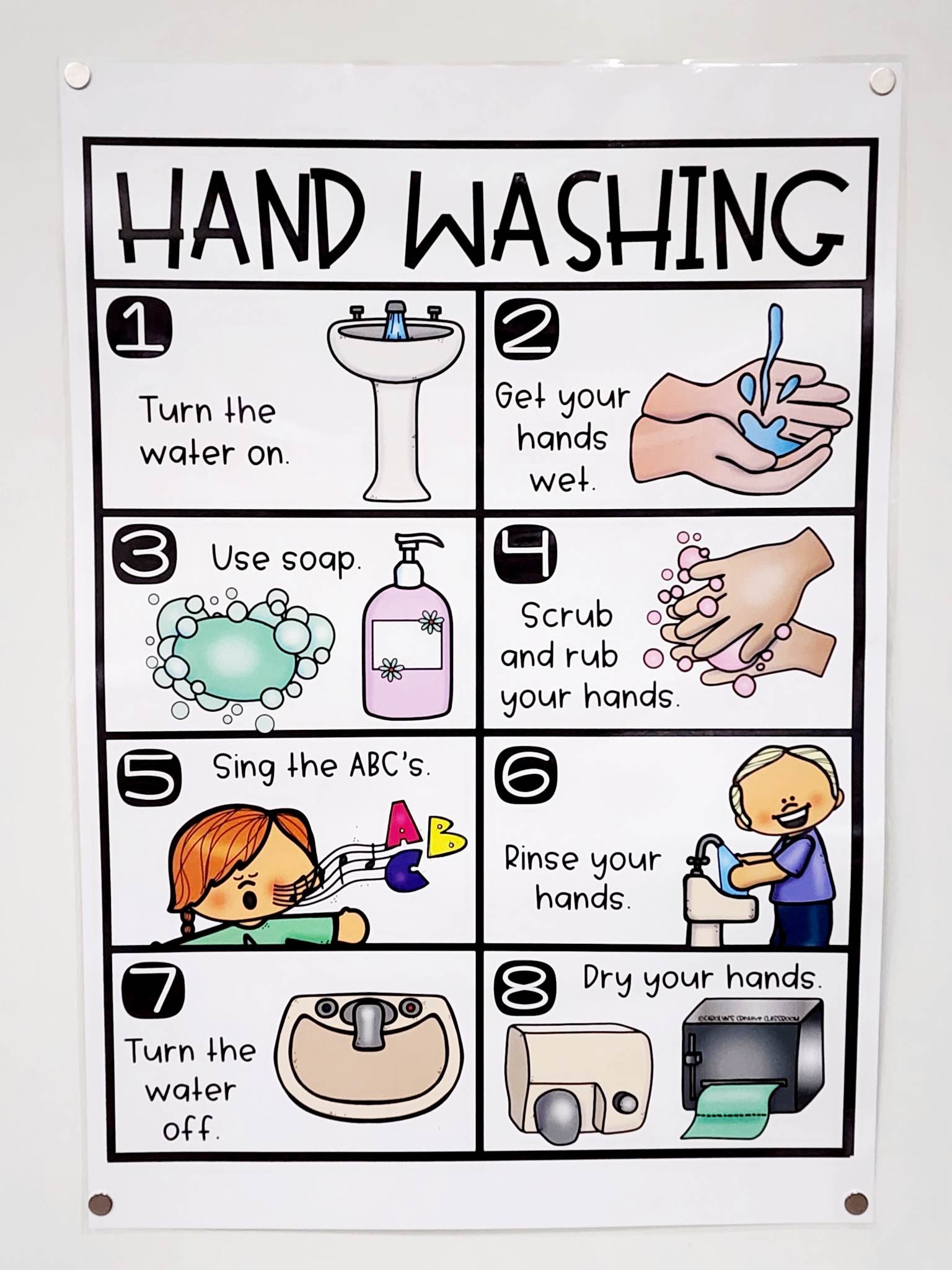 Hand Washing Chart Free Printable