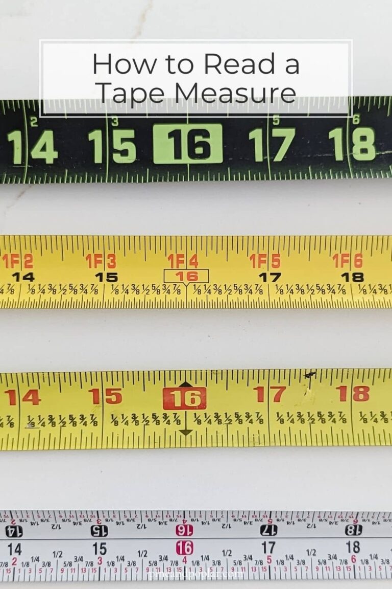 How To Read A Tape Measure In Inches FREE Cheatsheet 