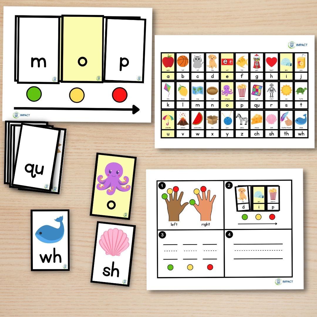 IMSE OG Printable Phoneme Grapheme Picture Activity Set