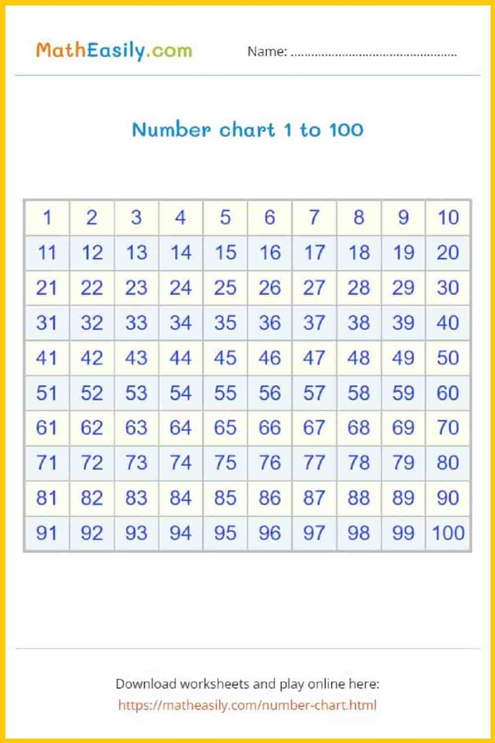 Interactive Hundreds Chart Game PRINTABLES Interactive Hundreds Chart Game PRINTABLES