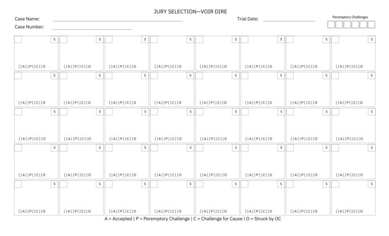 Jury Selection Voir Dire Etsy