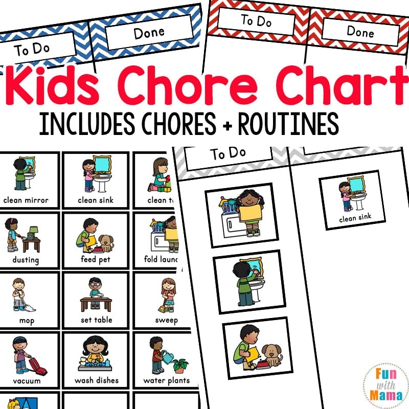 Kids Chore Chart Fun With Mama Kids Chore Chart Fun With Mama