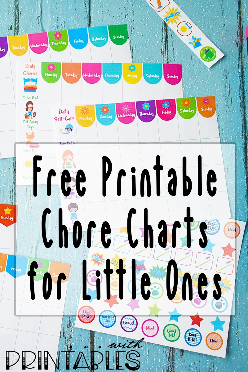 Kids Chore Chart Printable With Printables Kids Chore Chart Printable With Printables