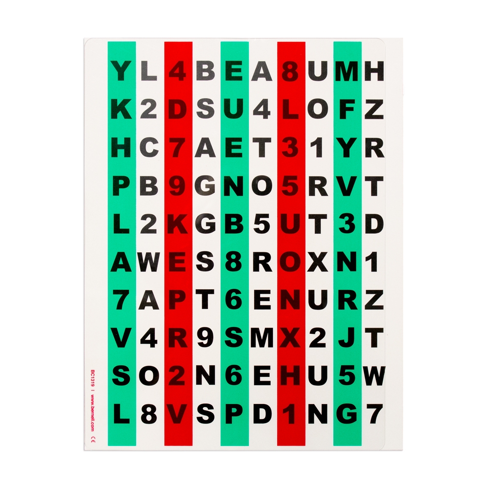 Large Bar Reader With Hart Chart Full Page Suppression Testing Vision Training Tool