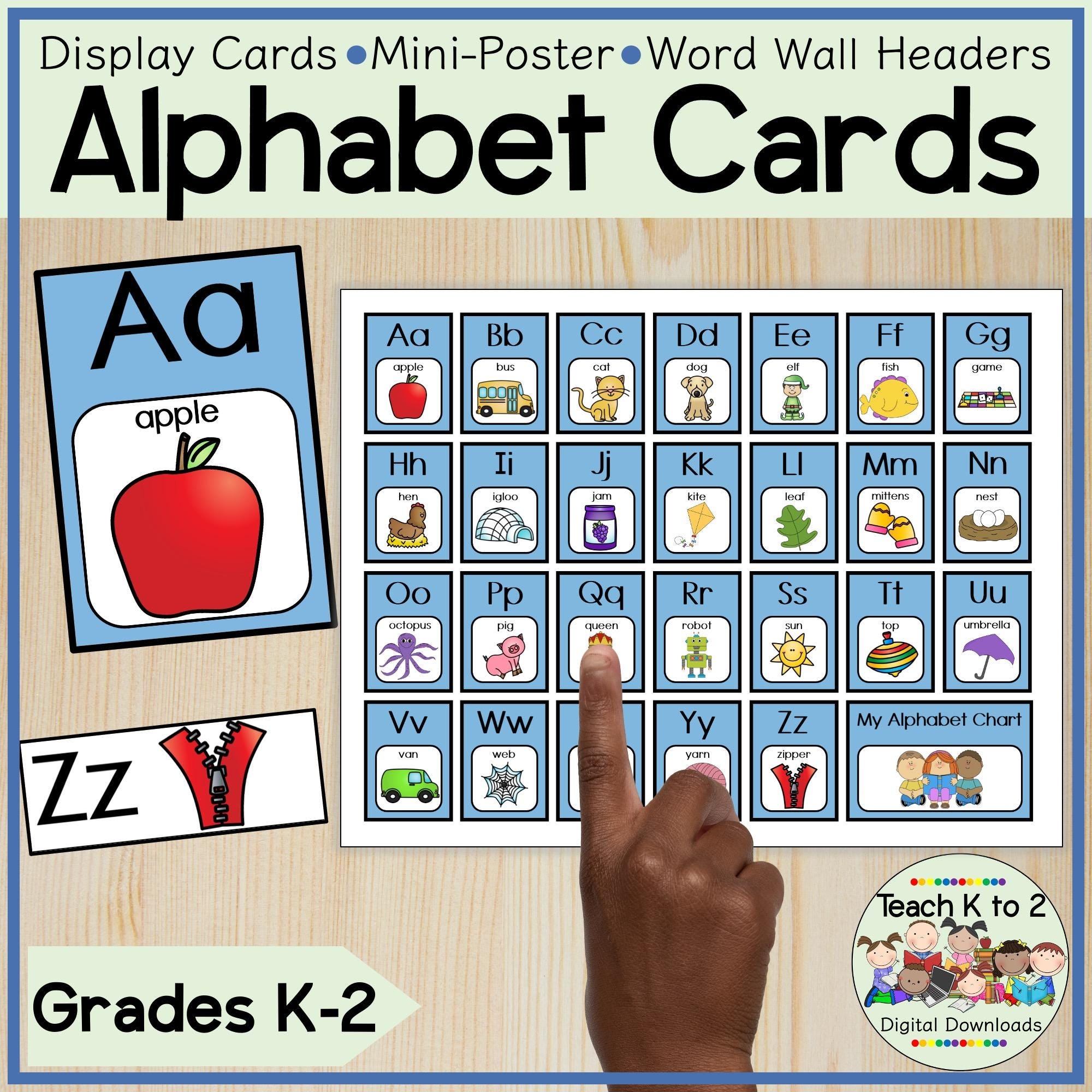 Cards Pdf Printable Fundations Alphabet Chart