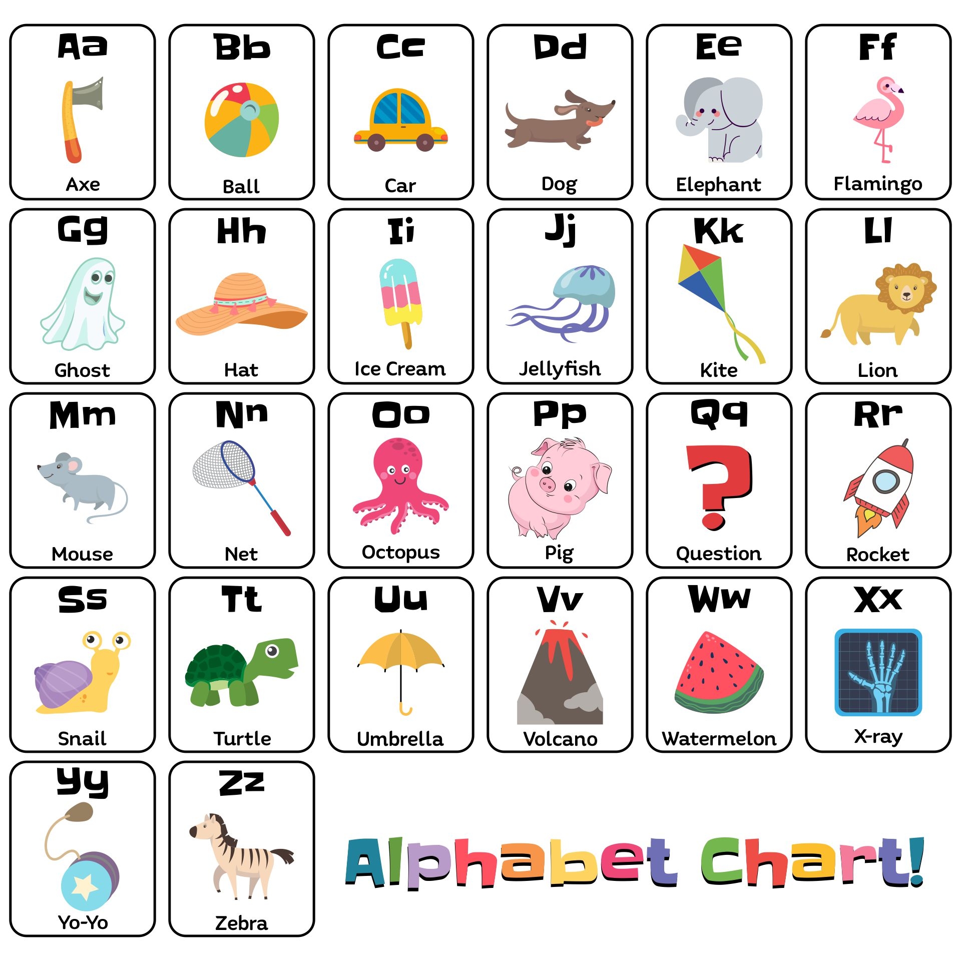 Letter Chart 20 Free PDF Printables Printablee