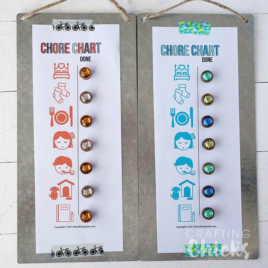 Magnetic Chore Charts The Crafting Chicks Magnetic Chore Charts The Crafting Chicks