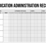 Medication Administration Record Template 10 Free PDF Printables Printablee