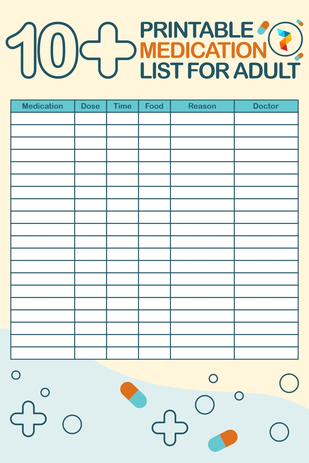 Medication List For Adult 10 Free PDF Printables Printablee Medication List For Adult 10 Free PDF Printables Printablee