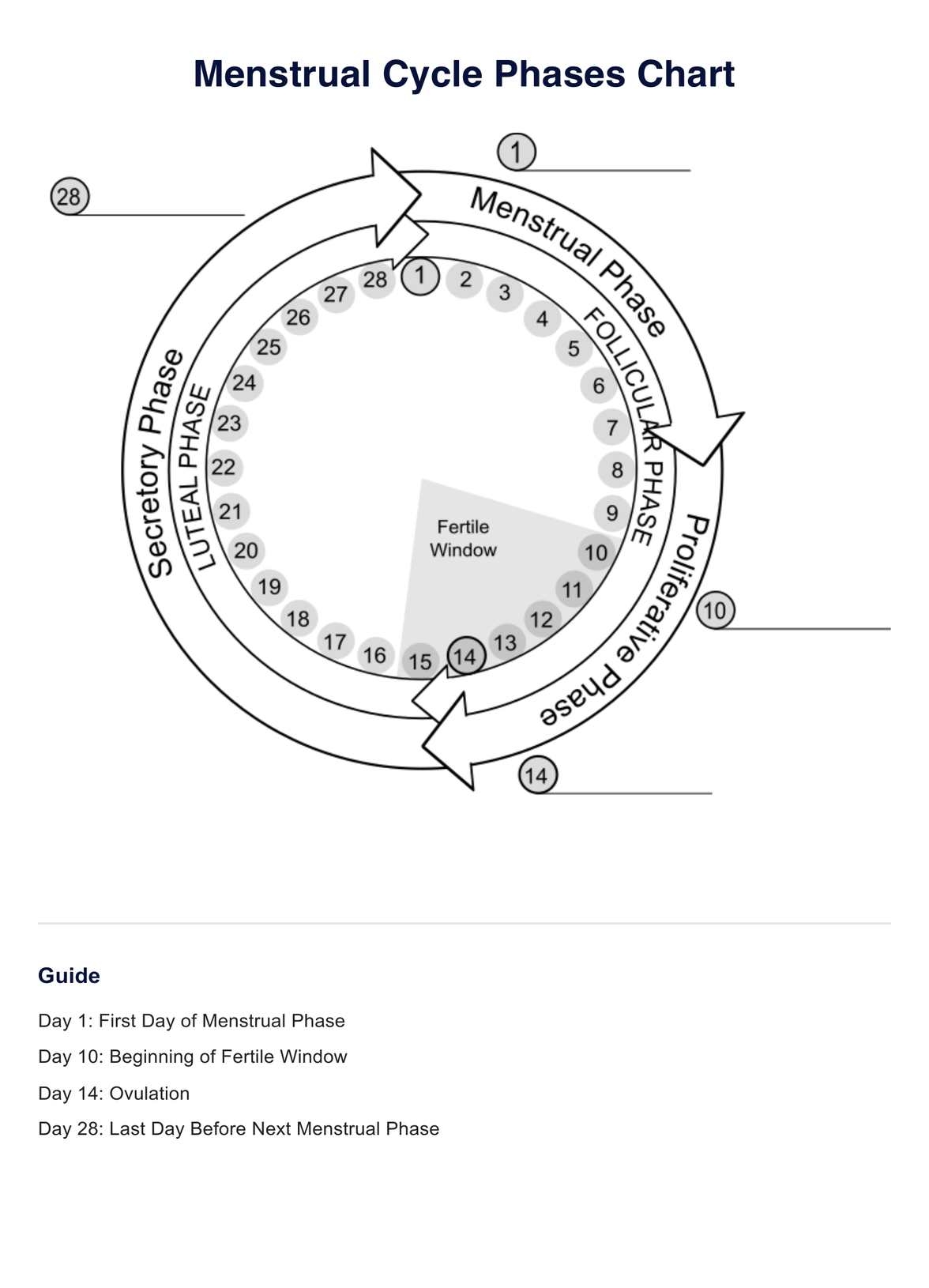 Menstrual Flow Chart Printable