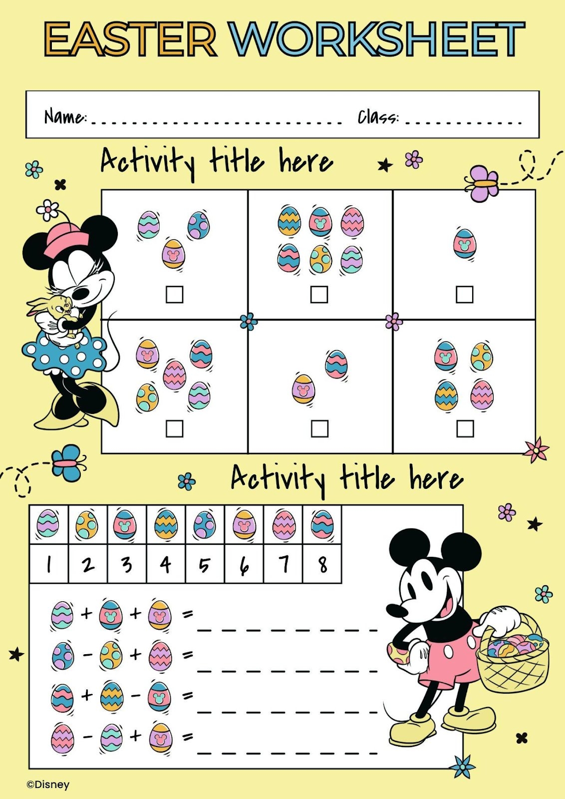 Free Printable Minnie Mouse Reward Chart