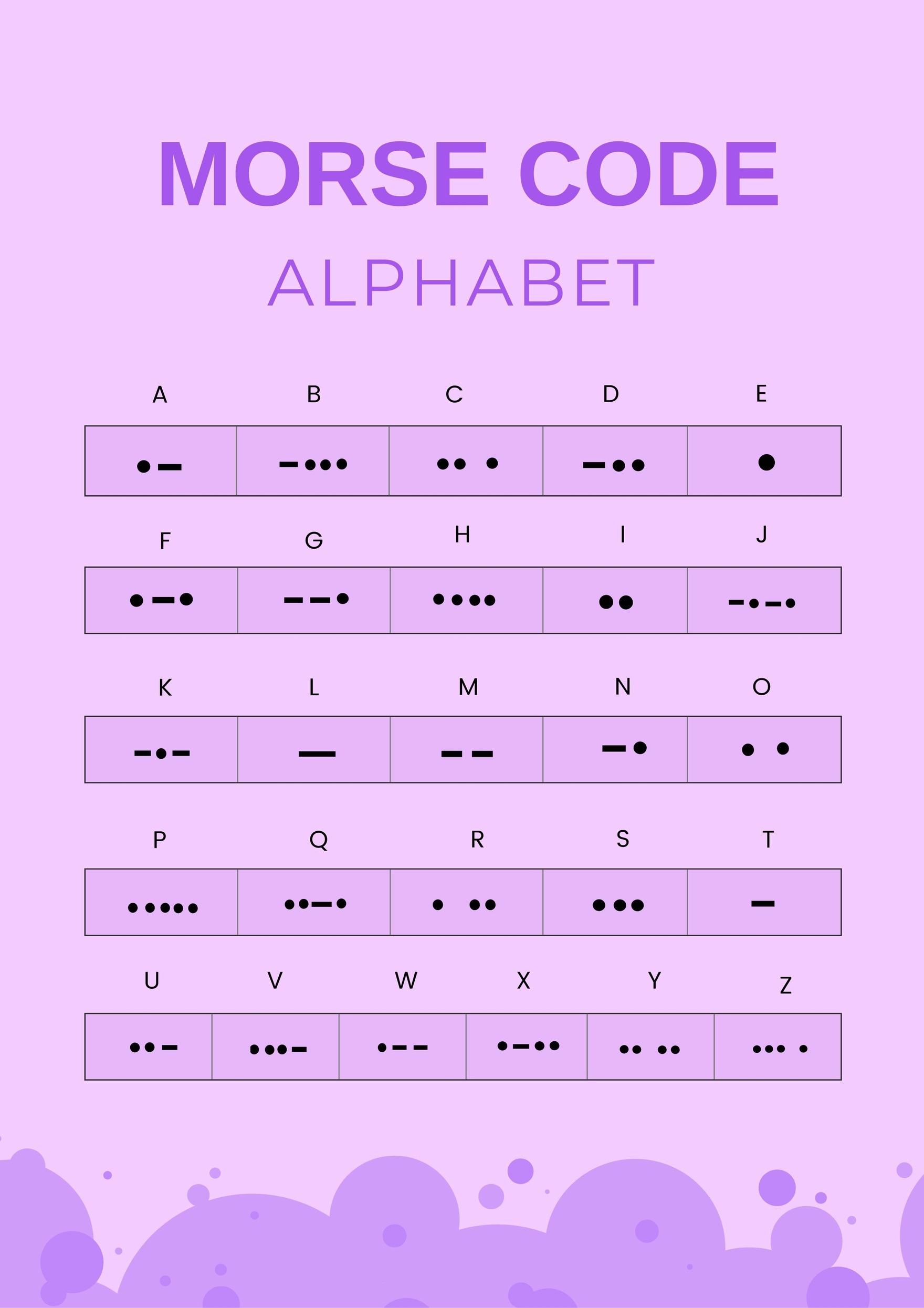 Printable Morse Code Chart Pdf Printable Morse Code Chart Pdf
