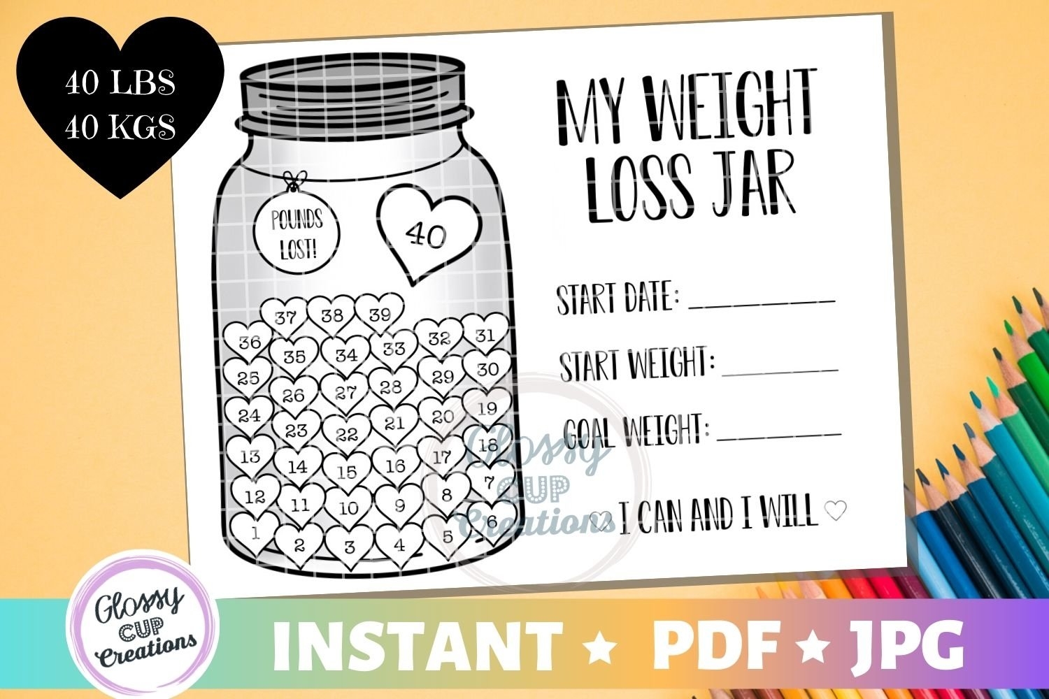 Free Printable Weight Loss Colouring Chart Free Printable Weight Loss Colouring Chart