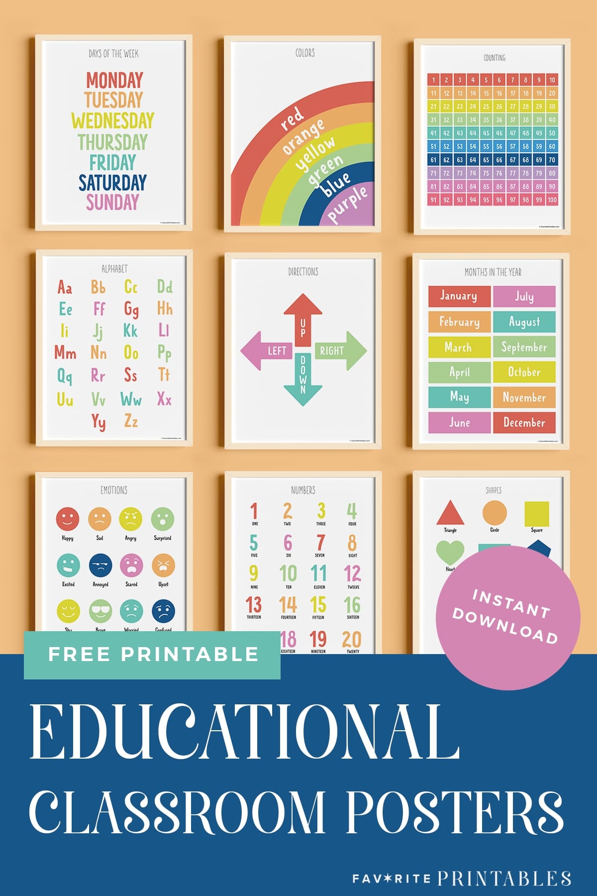 Free Printable Classroom Charts