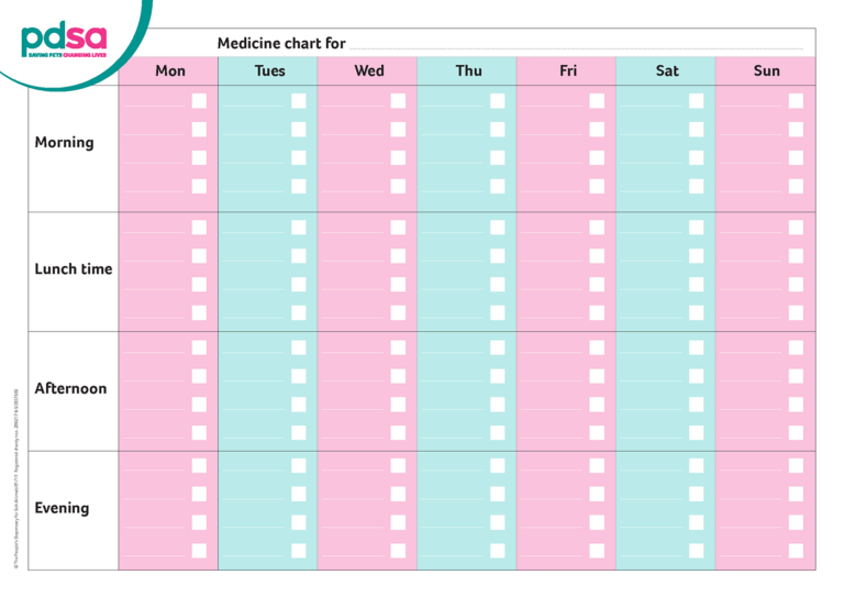 Pet Medication Planner PDSA