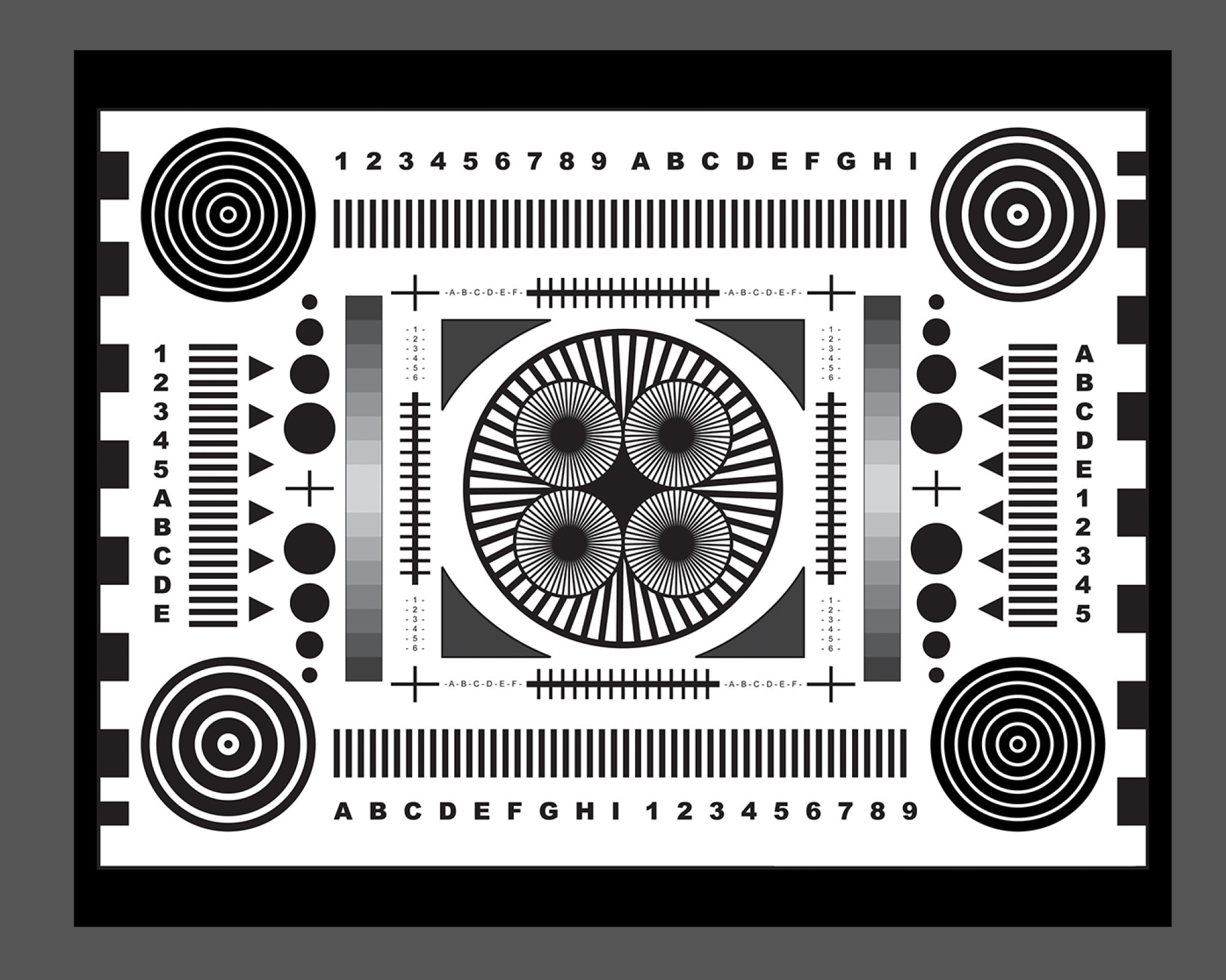 Photographers Focus Chart Digital Print Instant Digital Download Focus Camera Lens Correction Lens Nikon Canon Sony Videography Video Etsy
