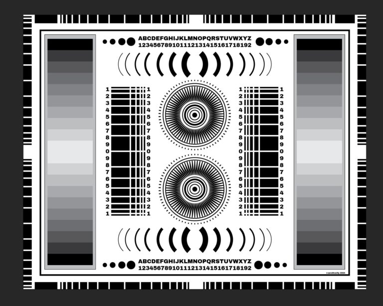 Photographers Focus Chart Digital Print Instant Digital Download Focus Camera Lens Correction Lens Nikon Canon Sony Videography Video Etsy