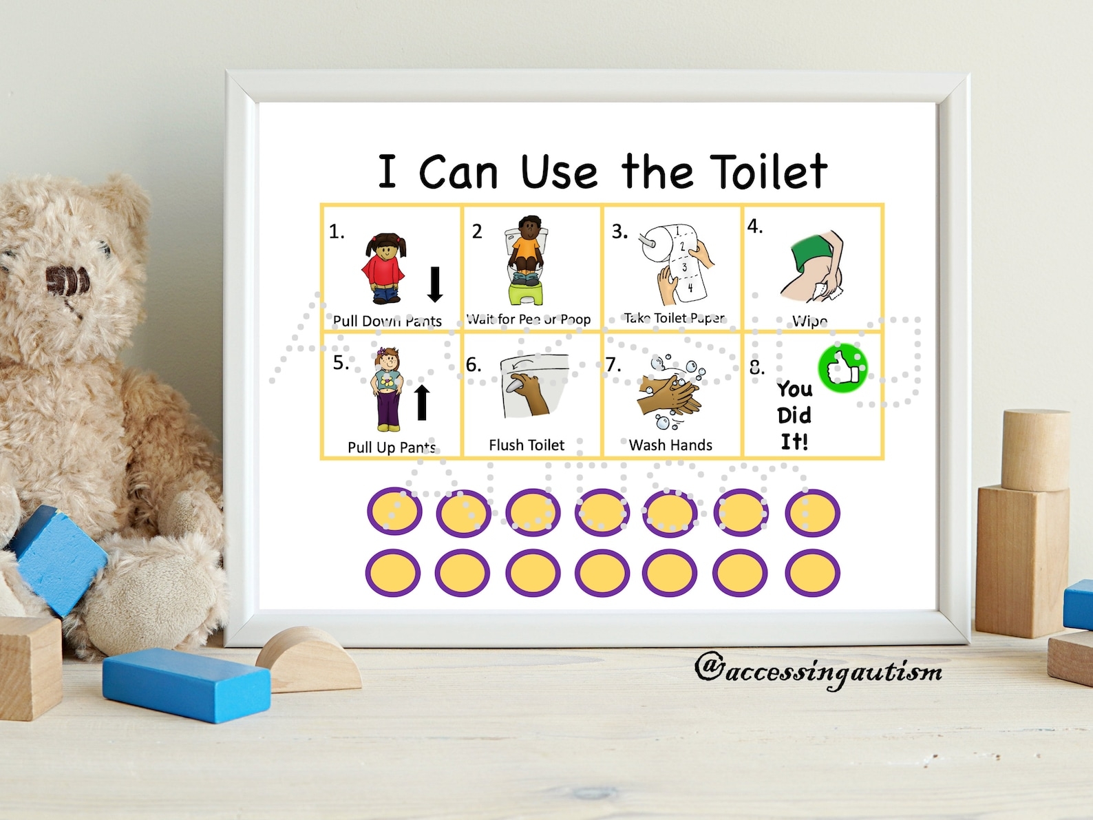 Potty Training Visual Chart Printable